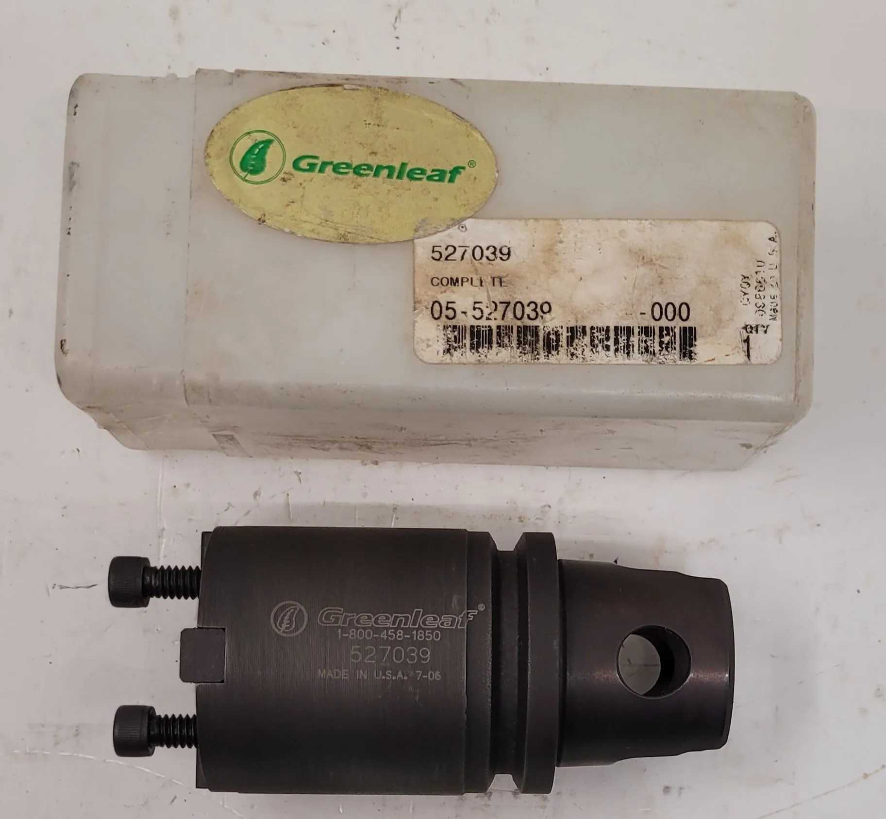 GREENLEAF 527039 TOOL HOLDER W/ HSK TAPER - MACHINE TOOLING