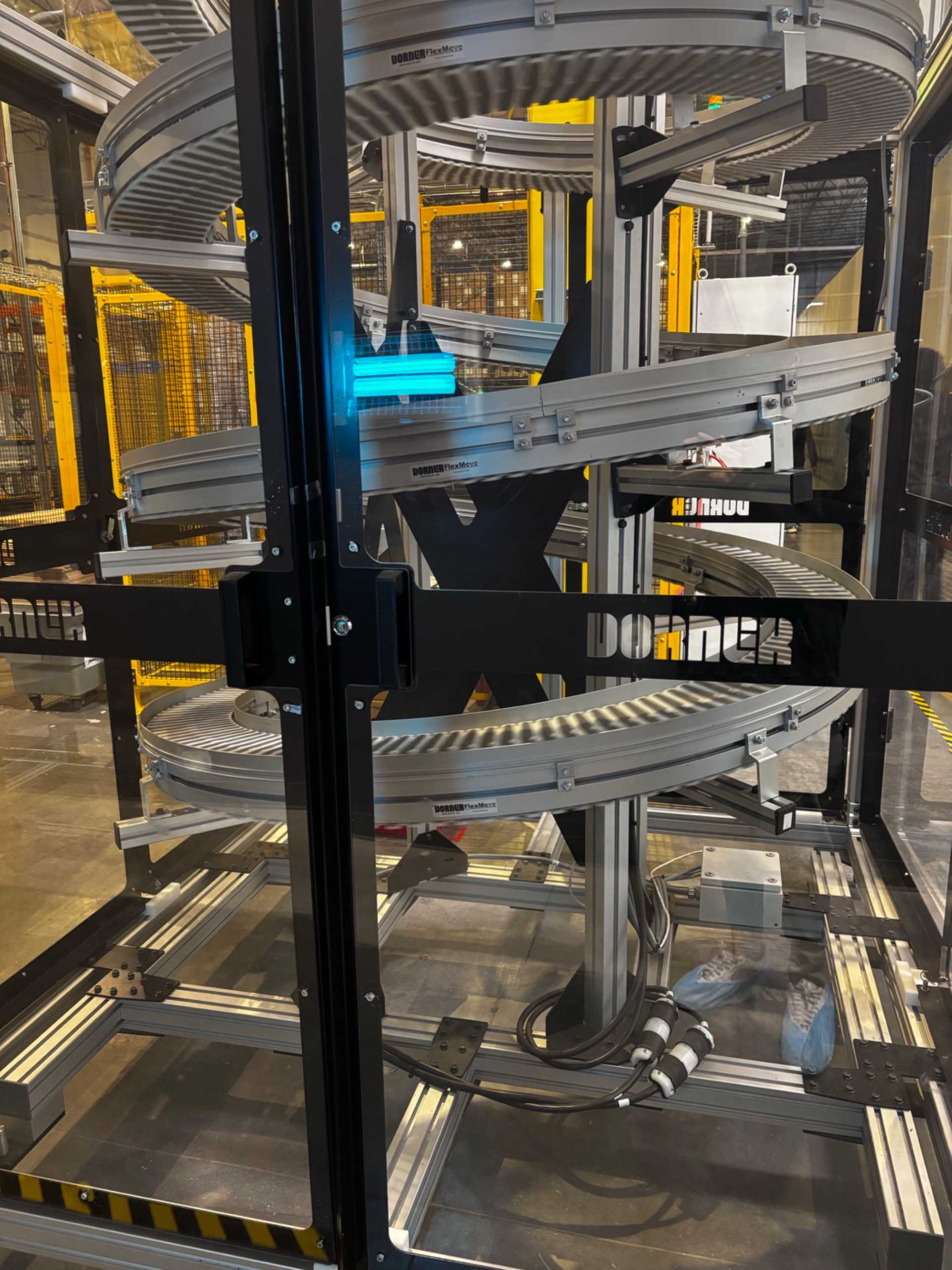 DORNER SPIRAL CONVEYOR BELT SYSTEM - BELT CONVEYOR