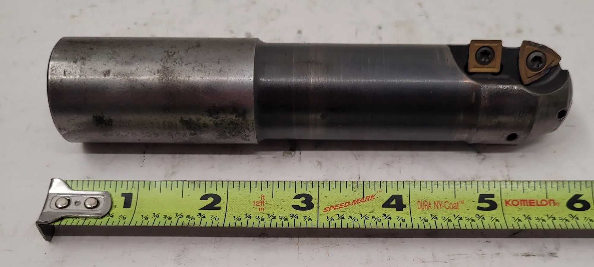 WIDAX-HEINLEIN M28.229.28.328 INDEXABLE END MILL, 1.25" DIA, 2 FLUTES - MACHINE TOOLING