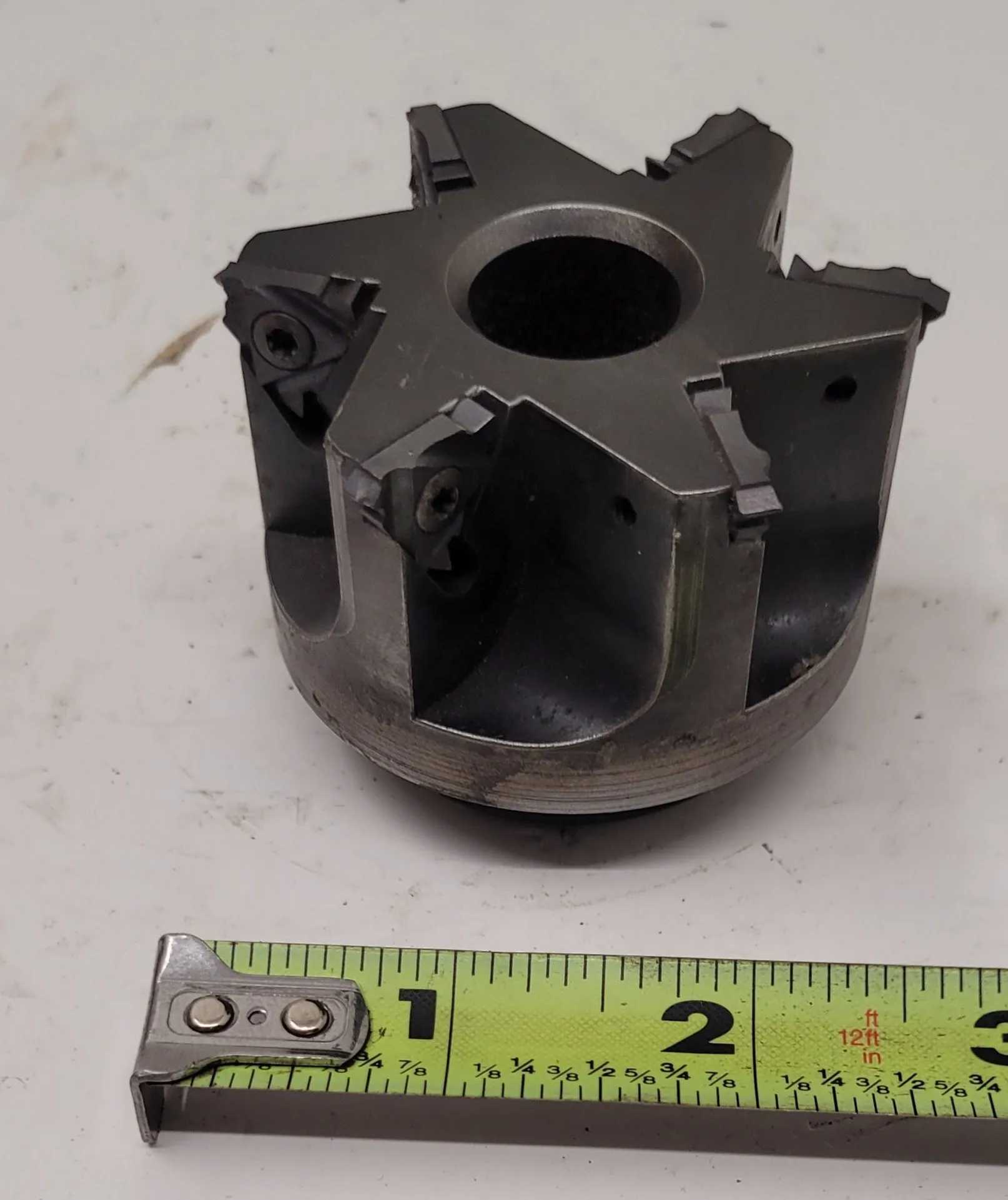 XACTFORM 2.5" POTBR075 INDEXABLE SHELL MILL 5 FLUTE SET OF 5, INSERTS: 6, ARBOR: .75” - MACHINE TOOLING