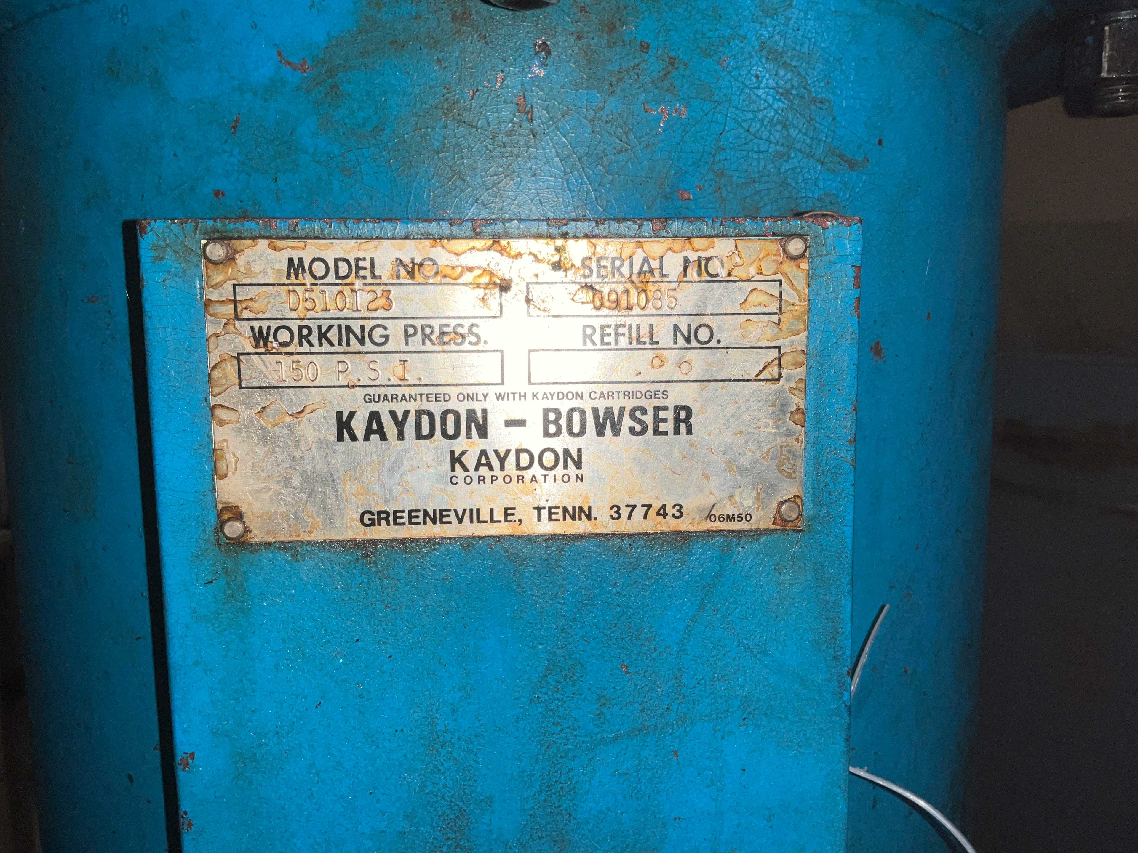KAYDON KL10 FILTRATION SYSTEM - FILTRATION