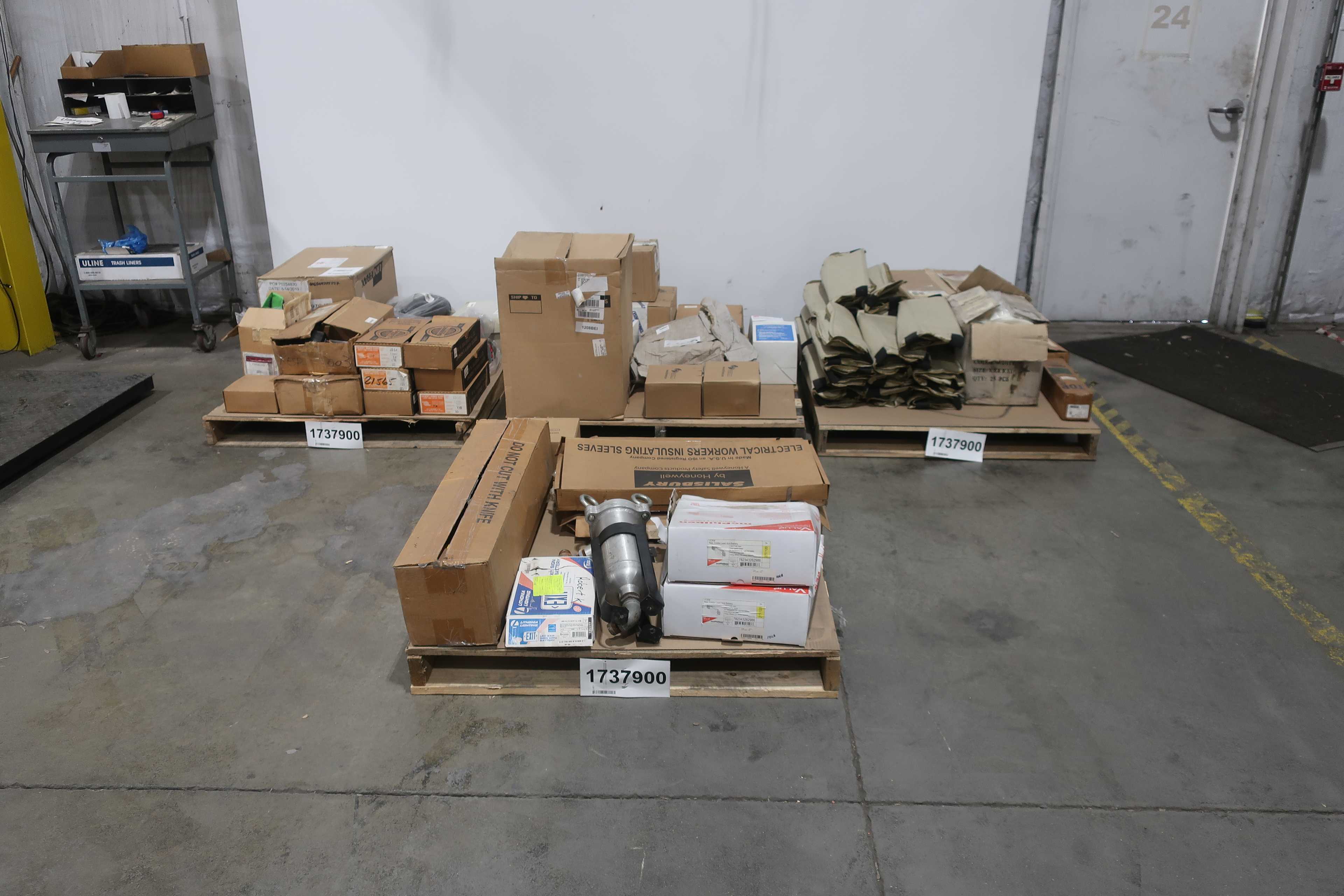 SKU 1737900 - 4 PALLETS OF ASSORTED SAFETY EQUIPMENT