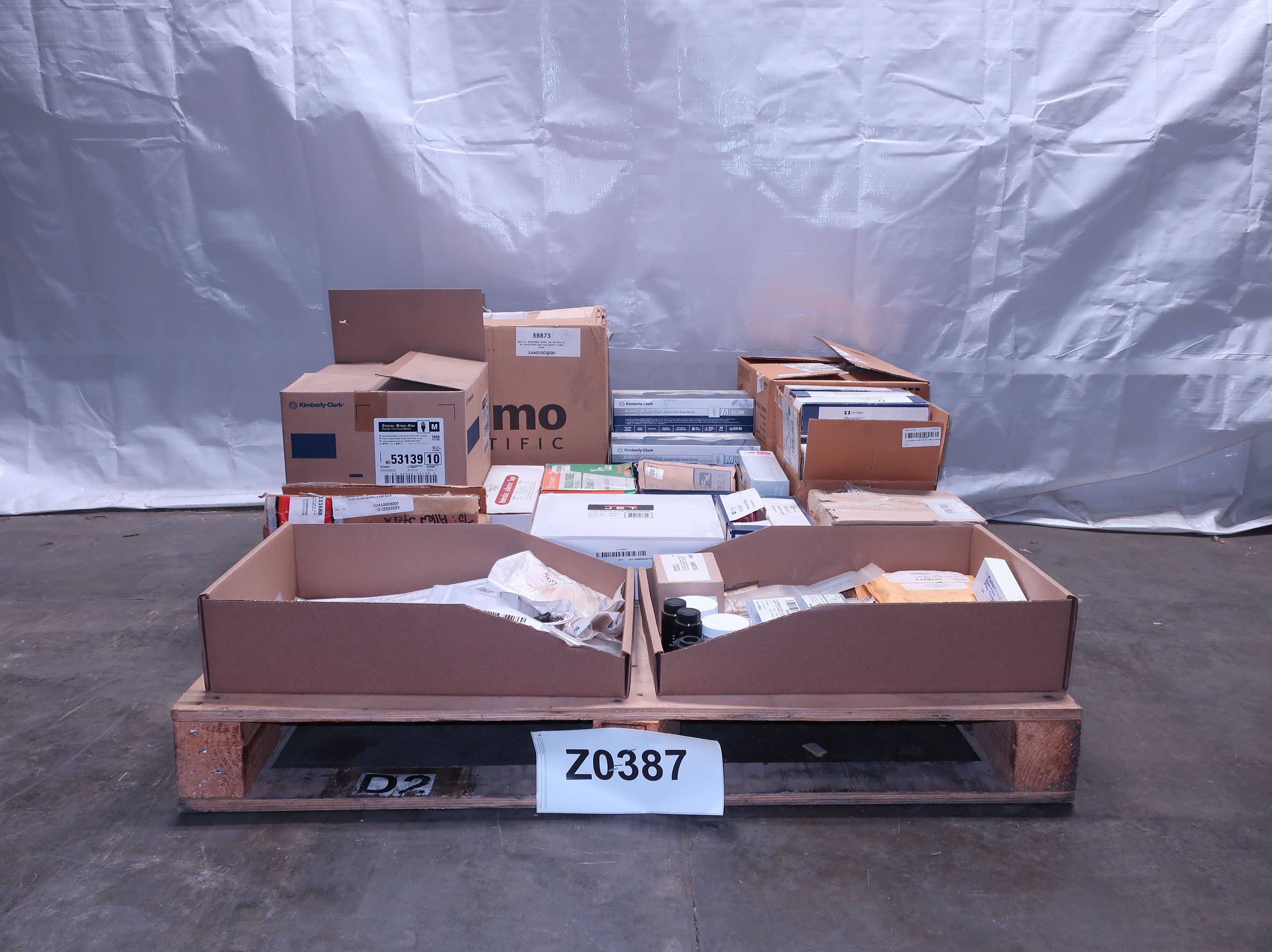 PALLET OF ASSORTED HEALTH SUPPLIES - SAFETY EQUIPMENT