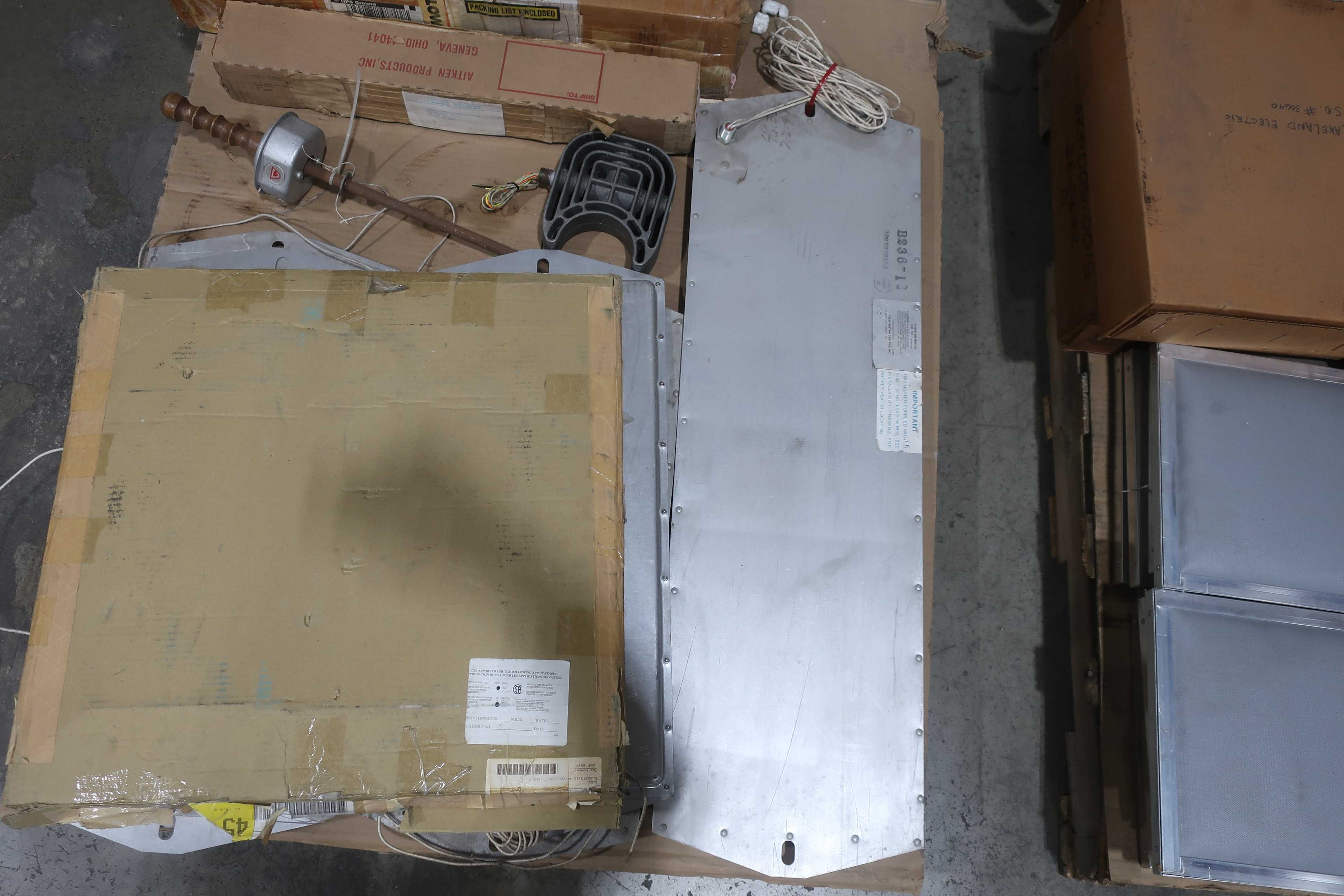SKU 1737080 - 4 PALLETS OF ASSORTED HEATING ELEMENTS - HEATING ELEMENTS