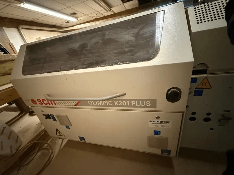 2005 SCM K201 A PLUS EDGE BANDER 380V 60HZ 3PH, PANEL 8-40MM, FEED 9M/MIN, 575 KGS - WOODWORKING