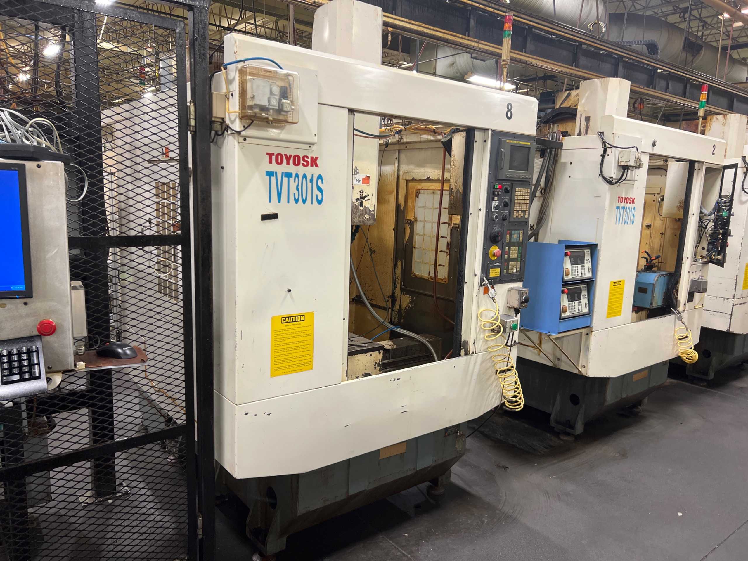 2003 TOYOSK TVT301S VERTICAL MACHINING CENTER - VERTICAL MACHINING CENTERS