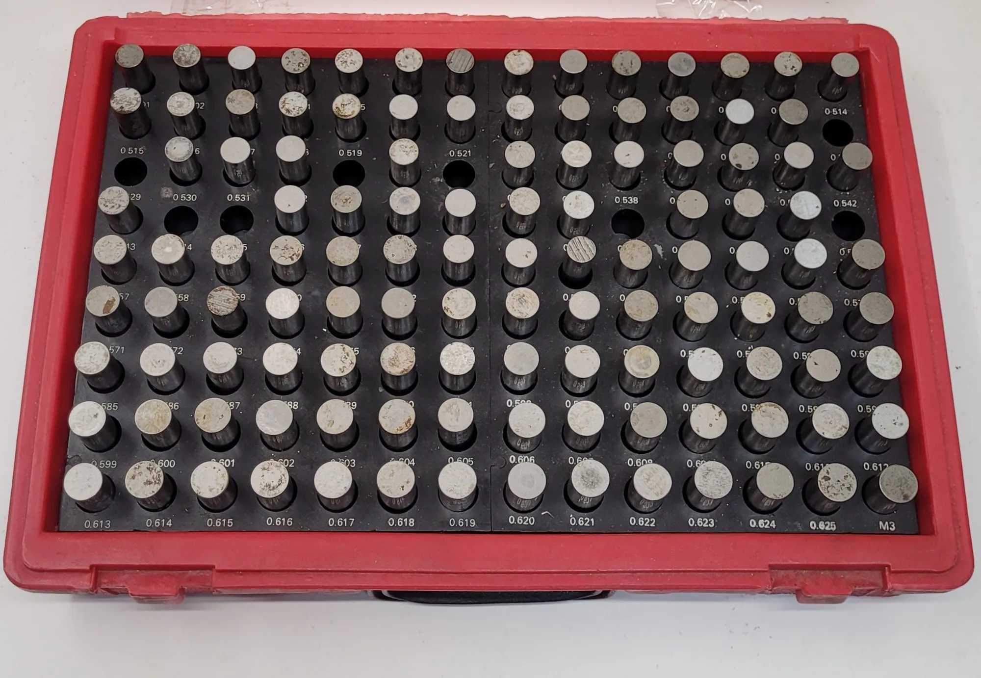 MHC M3 MINUS PLUG GAGE SET, 125 PIECE, .501-.625" - MACHINE TOOLING
