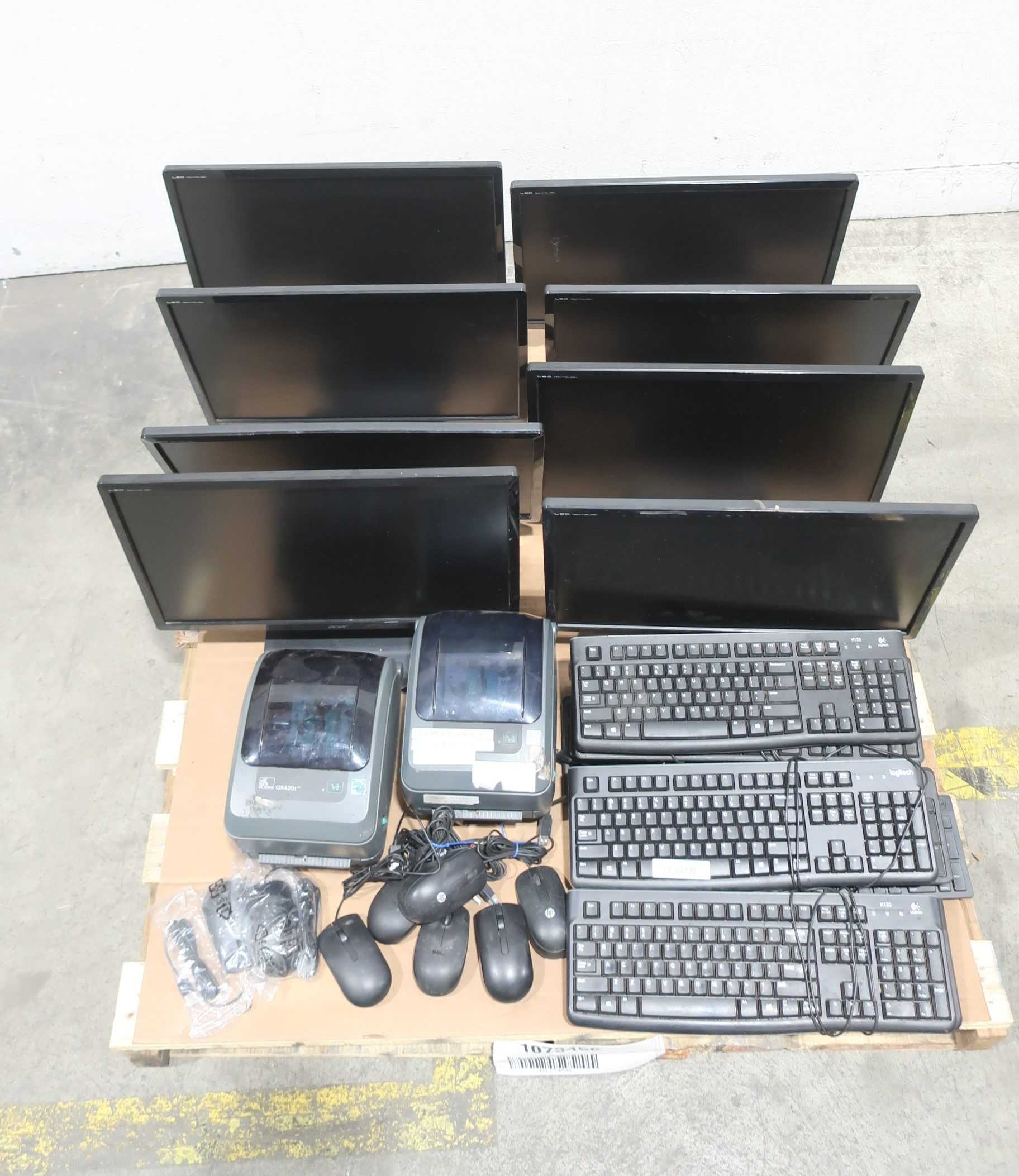 1 PALLET OF ASSORTED OFFICE EQUIPMENT - ELECTRICAL COMPONENTS