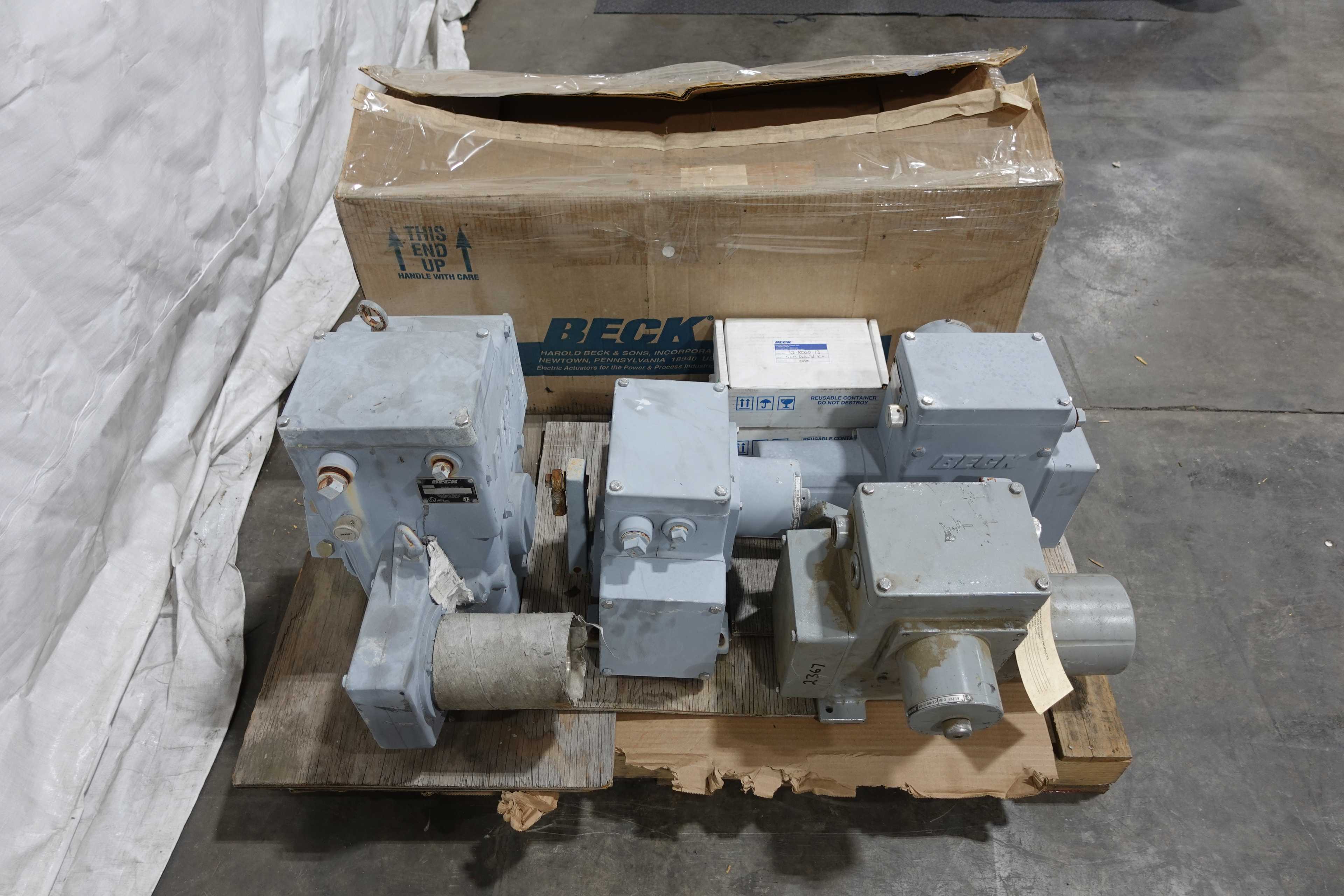 PALLET OF ASSORTED BECK PARTS AND ACCESSORIES - POWER TRANSMISSION