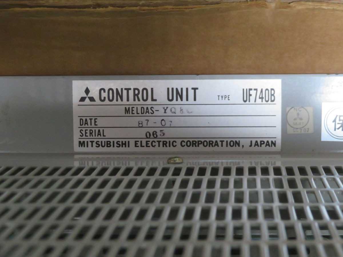 MITSUBISHI UF740B MELDAS-YQ8 CONTROLS FOR ROBOTS, NC UNIT, CPU MODULE, MULTI-AXIS SYNC CONTROL - CONTROL CABINETS