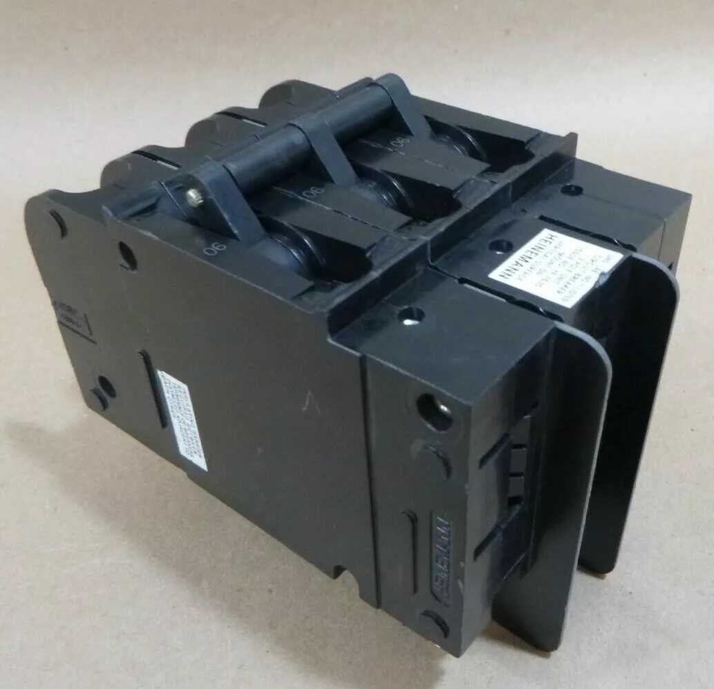 QTY 4 EATON HEINEMANN ELECTRIC CD3-Z369-1 90A CIRCUIT BREAKER - CIRCUIT BREAKER