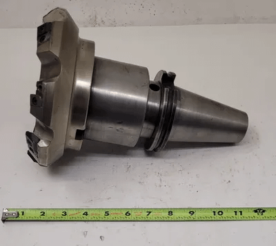 INGERSOLL SN2N-06A02 6" INDEXABLE FACE MILL W/ CAT 50 TAPER HOLDER - MACHINE TOOLING