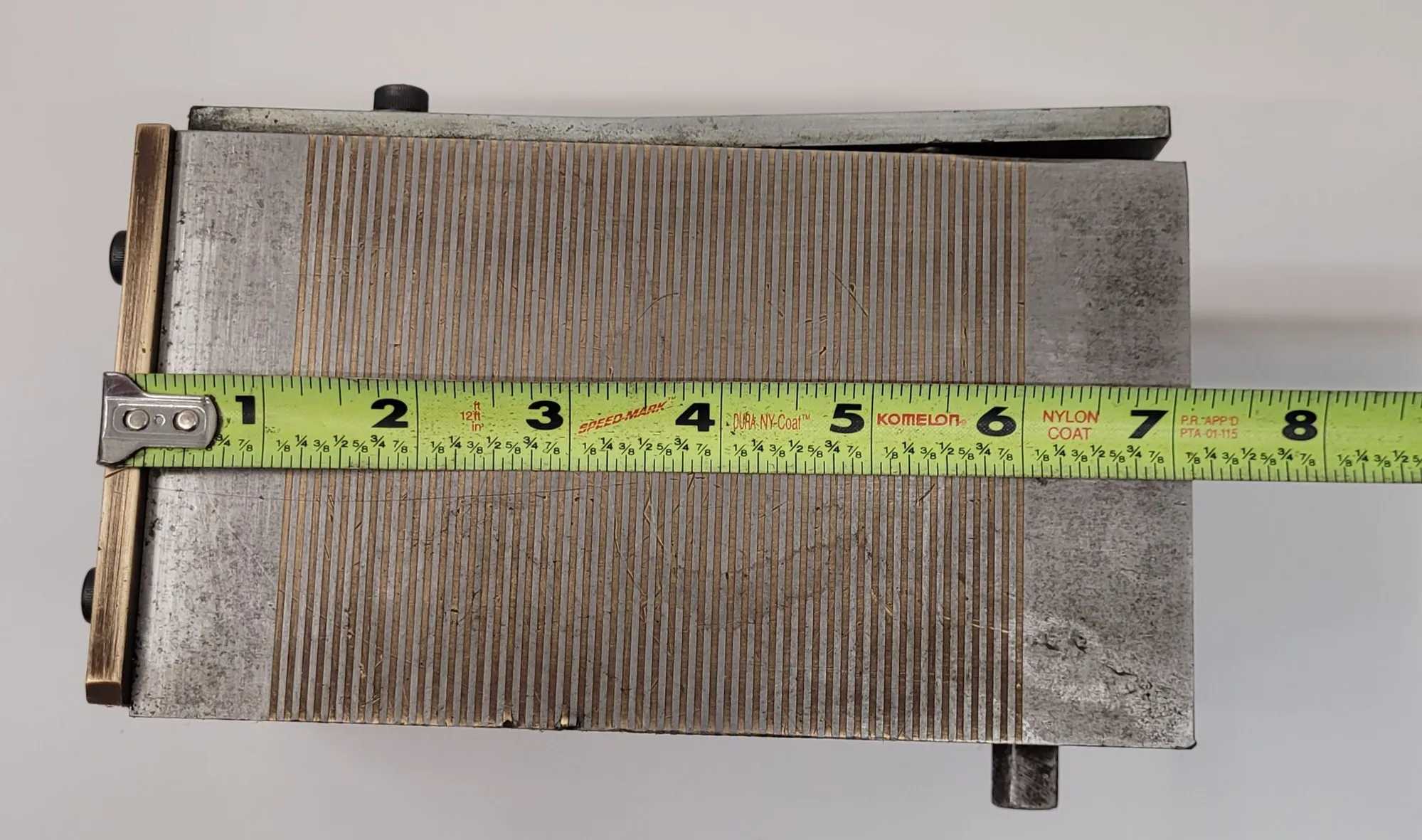 YUASA 601-407 PERMANENT MAGNETIC CHUCK (4"W X 7"L X 5"H) - MACHINE TOOLING