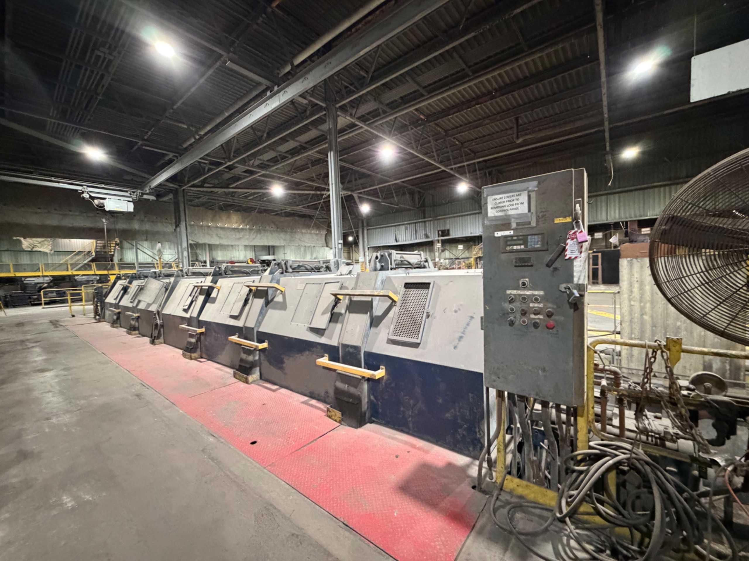 CEECO 7 CARRIER TUBULAR WIRE STRANDER LINE - WIRE MANUFACTURING EQUIPMENT