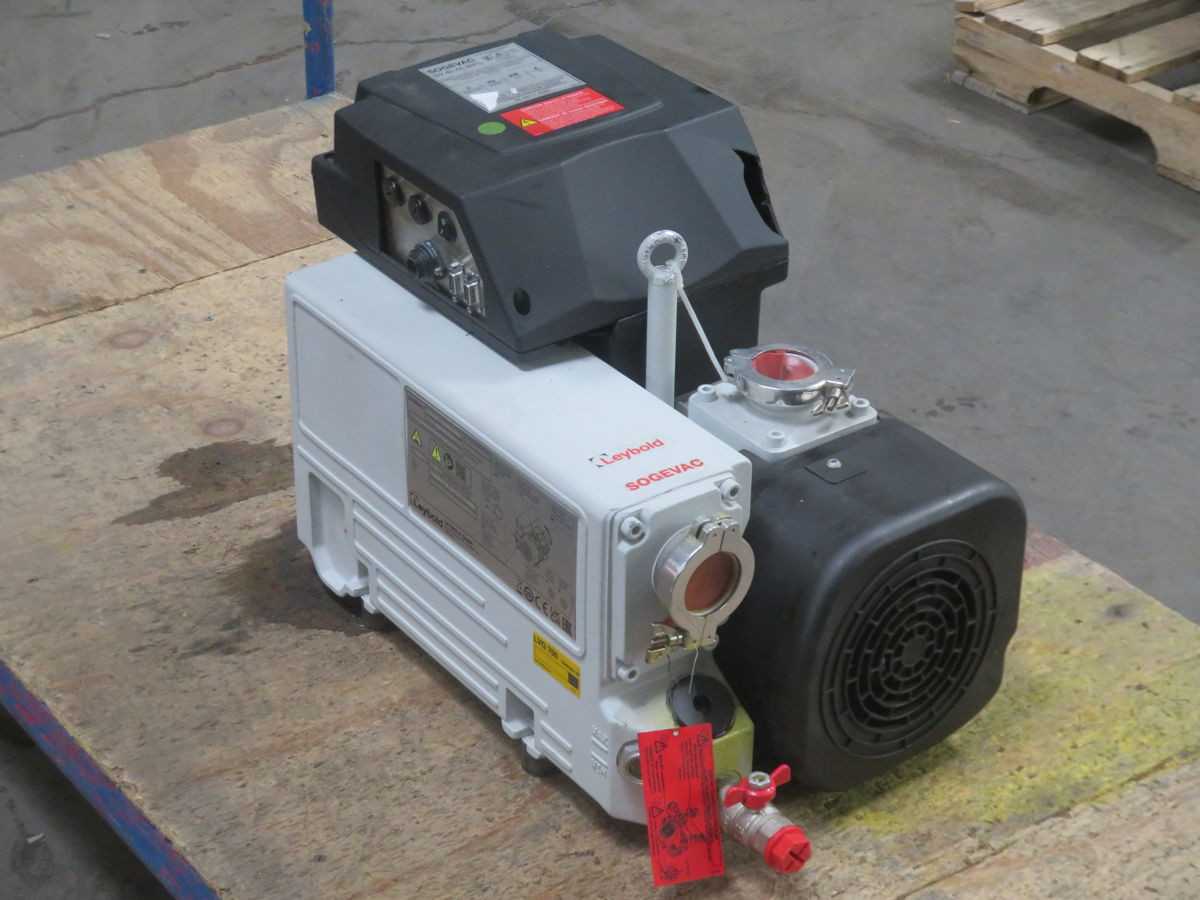 SOGEVAC SV65BIFC VACUUM PUMP, 65M³/H SPEED, <5E-2MBAR PRESS, 1.5KW POWER, 62KG WEIGHT - VACUUM PUMP