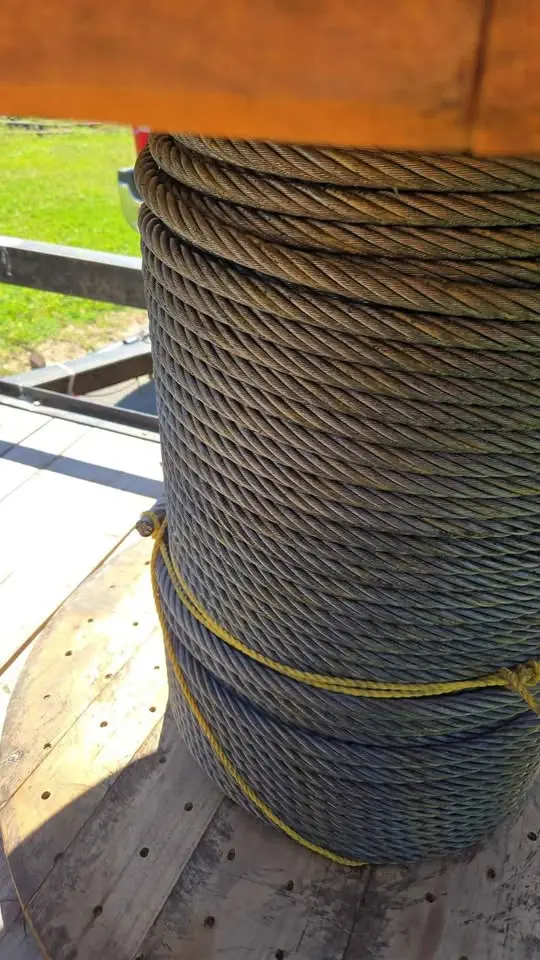 SPOOL OF 9/16" STEEL CABLE - undefined