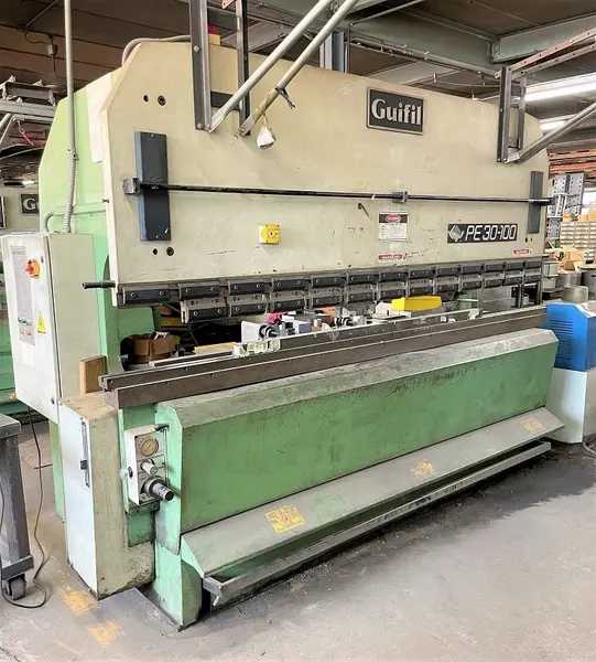 1990 GUIFIL PE-30/100 PRESS BRAKE, 100 TONS BENDING FORCE, 100 INCHES BENDING LENGTH, 2 AXES - PRESS BRAKES