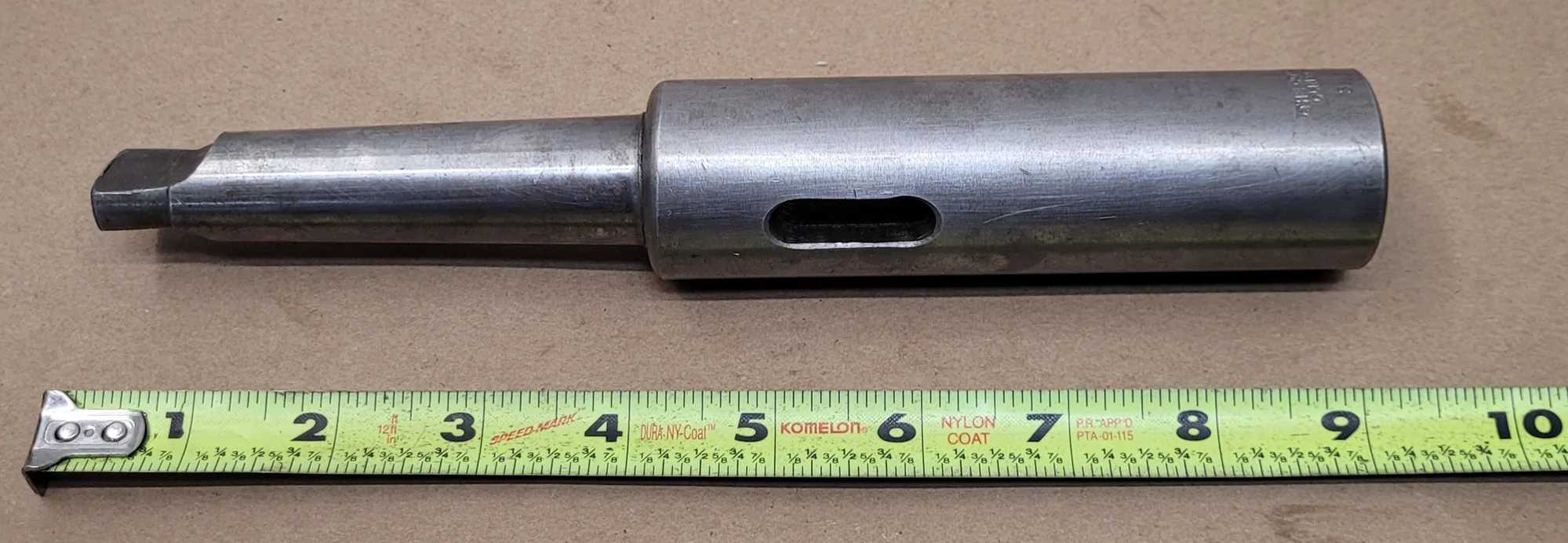 COLLIS 3-3 MT EXTENSION SOCKET SLEEVE - 3MT SHANK TAPER, 1.44” OD, 0.938” ID - MACHINE TOOLING