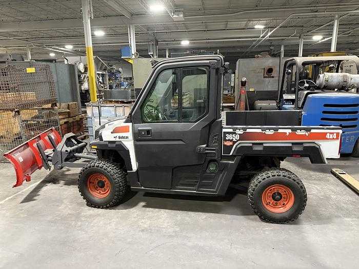 BOBCAT 3650 UTILITY VEHICLE - 24HP, 30MPH, 4X4, 1250LBS CARGO CAPACITY - UTILITY VEHICLES