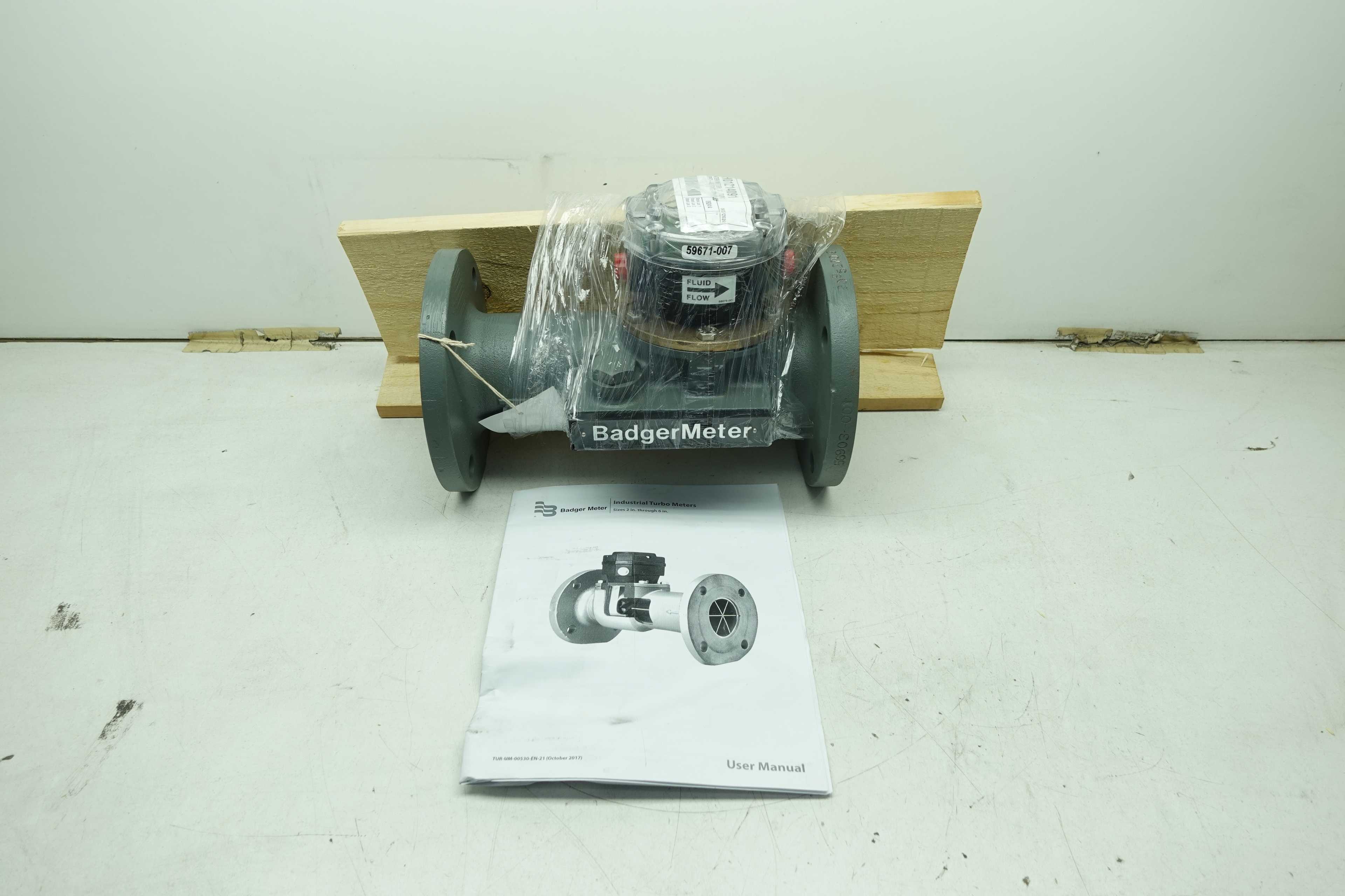 BADGER METER HH01214091 INDUSTRIAL TURBO WATER METER, 3" - FLOW MEASUREMENT