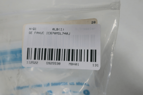 SKU 925538 - GE FANUC IC670MDL740J POSITIVE OUTPUT MODULE 16PT 24VDC - PLC MODULES