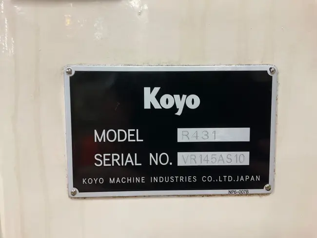 KOYO R431 SINGLE DISC SURFACE GRINDER - undefined