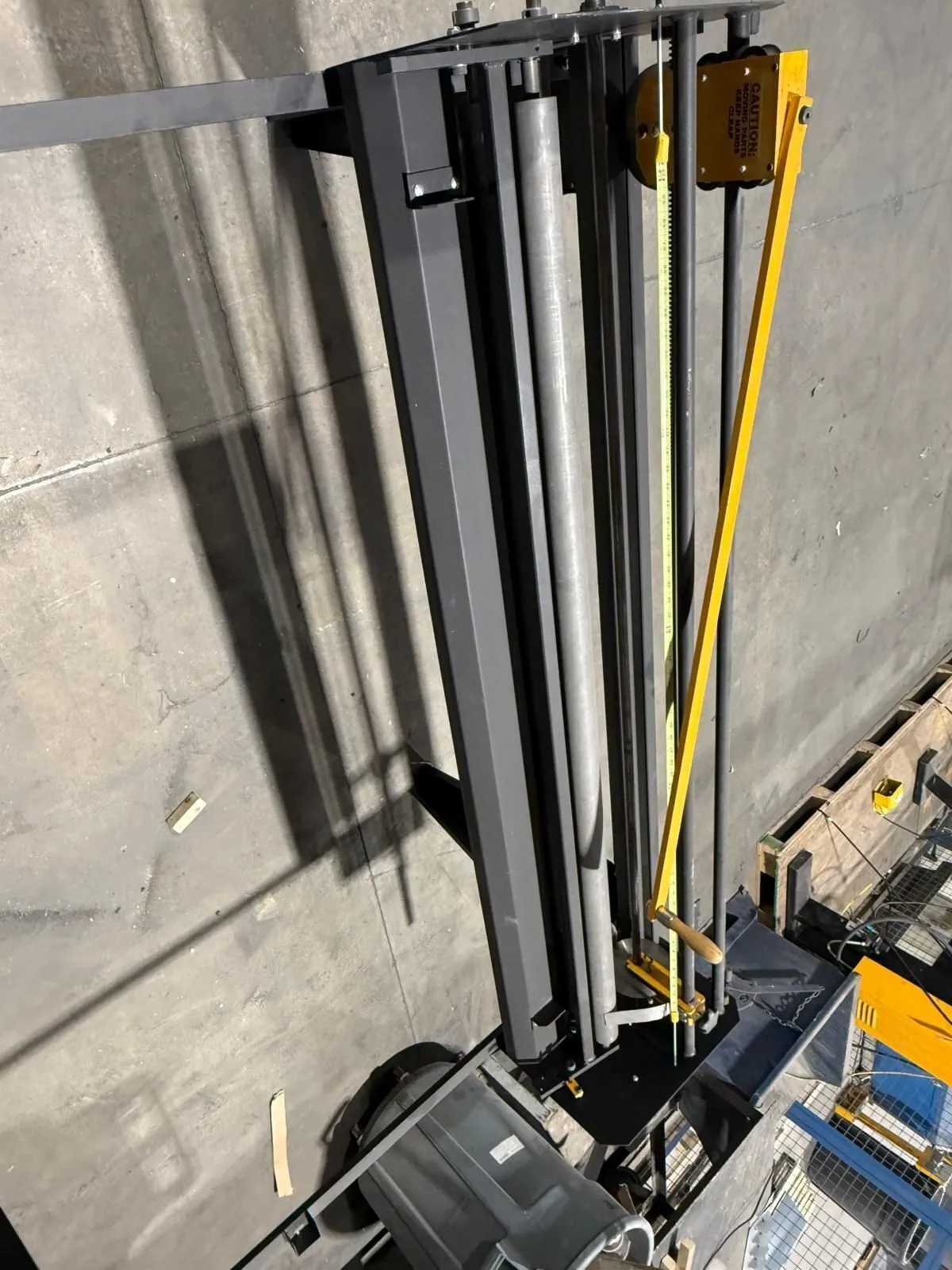 DURO DYNE LSU LINER SIZER, MANUAL, 60" W X 40" D ROLL CAPACITY, 0.5"-2" THK LINER - PROCESS EQUIPMENT