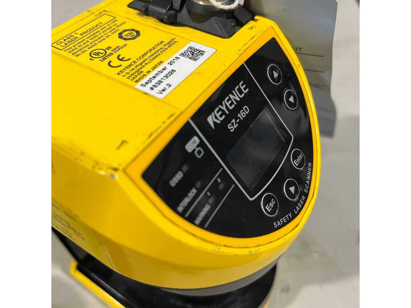 2018 KEYENCE CORP SZ-16D LASER SCANNER - SCANNERS
