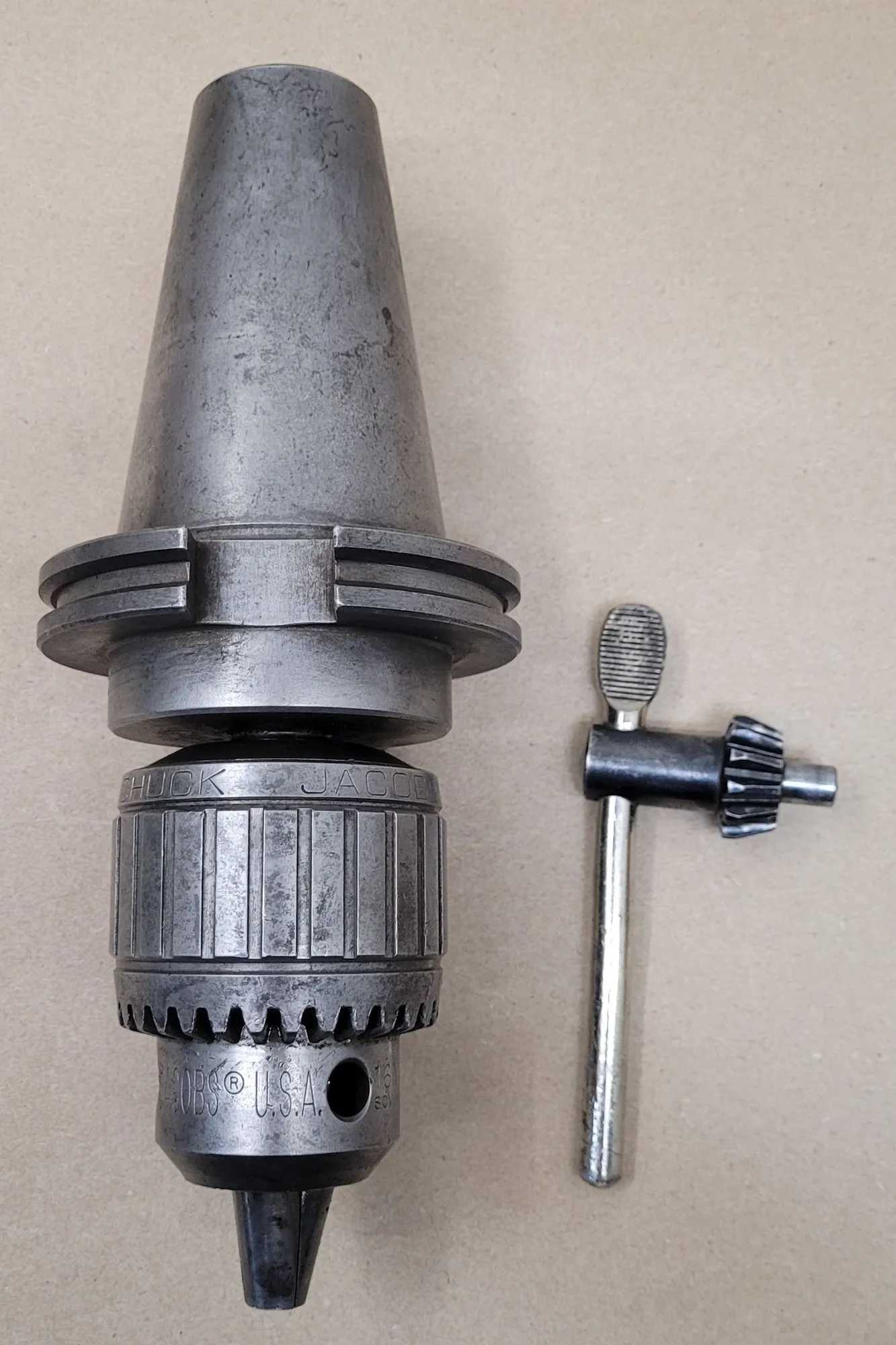 JACOBS 16N DRILLING ACCESSORIES BALL BEARING SUPER CHUCK 3JT CAT 50 1/8-5/8IN - MACHINE TOOLING