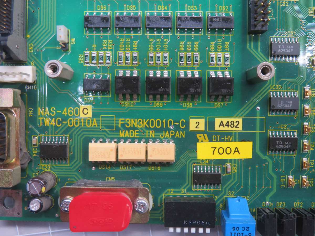 AMADA F3N3K0010-C NAS-460C INDUSTRIAL CONTROL BOARD, PSU CONTROL, CNC LASER/PUNCH CONTROL - PCB CIRCUIT BOARDS