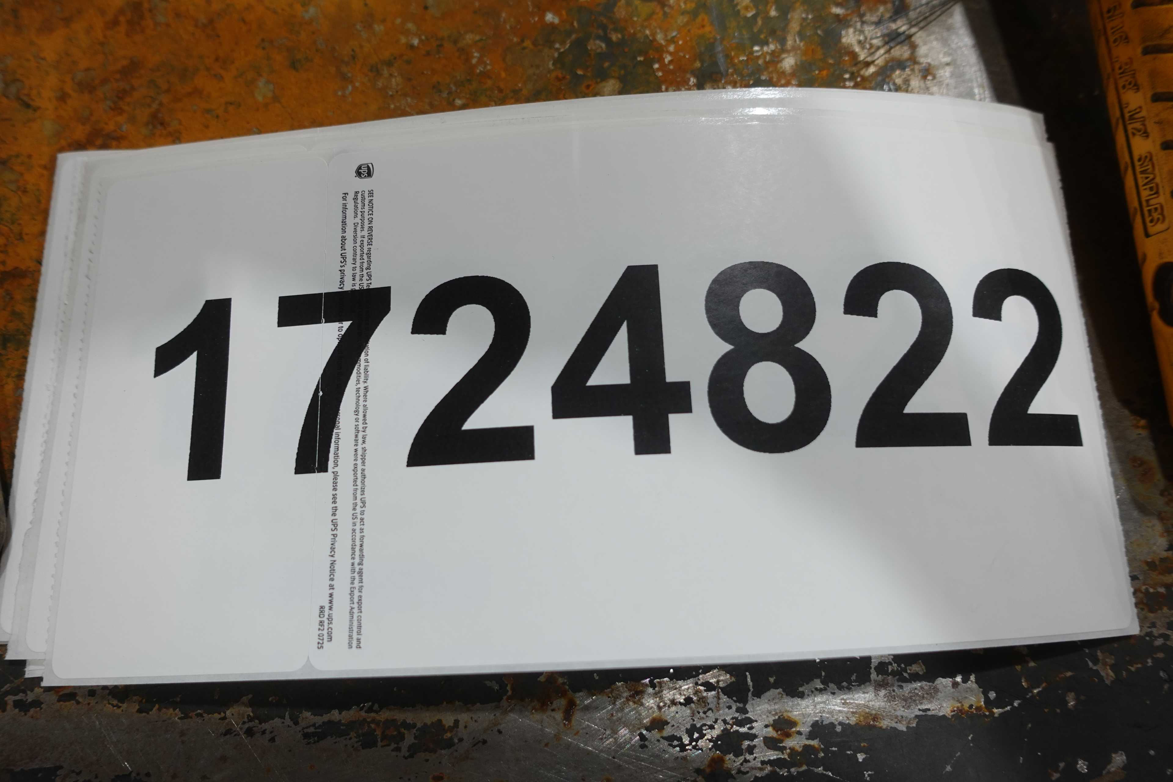 SKU 1724822 - PALLET OF TROLLEY HANGERS - LIFTING EQUIPMENT