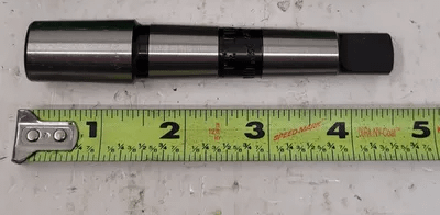 JACOBS 7315N – AO303 TAPER ARBOR, 3MT/3JT, STEEL, OVERALL LENGTH 5 1/4 IN - MACHINE TOOLING