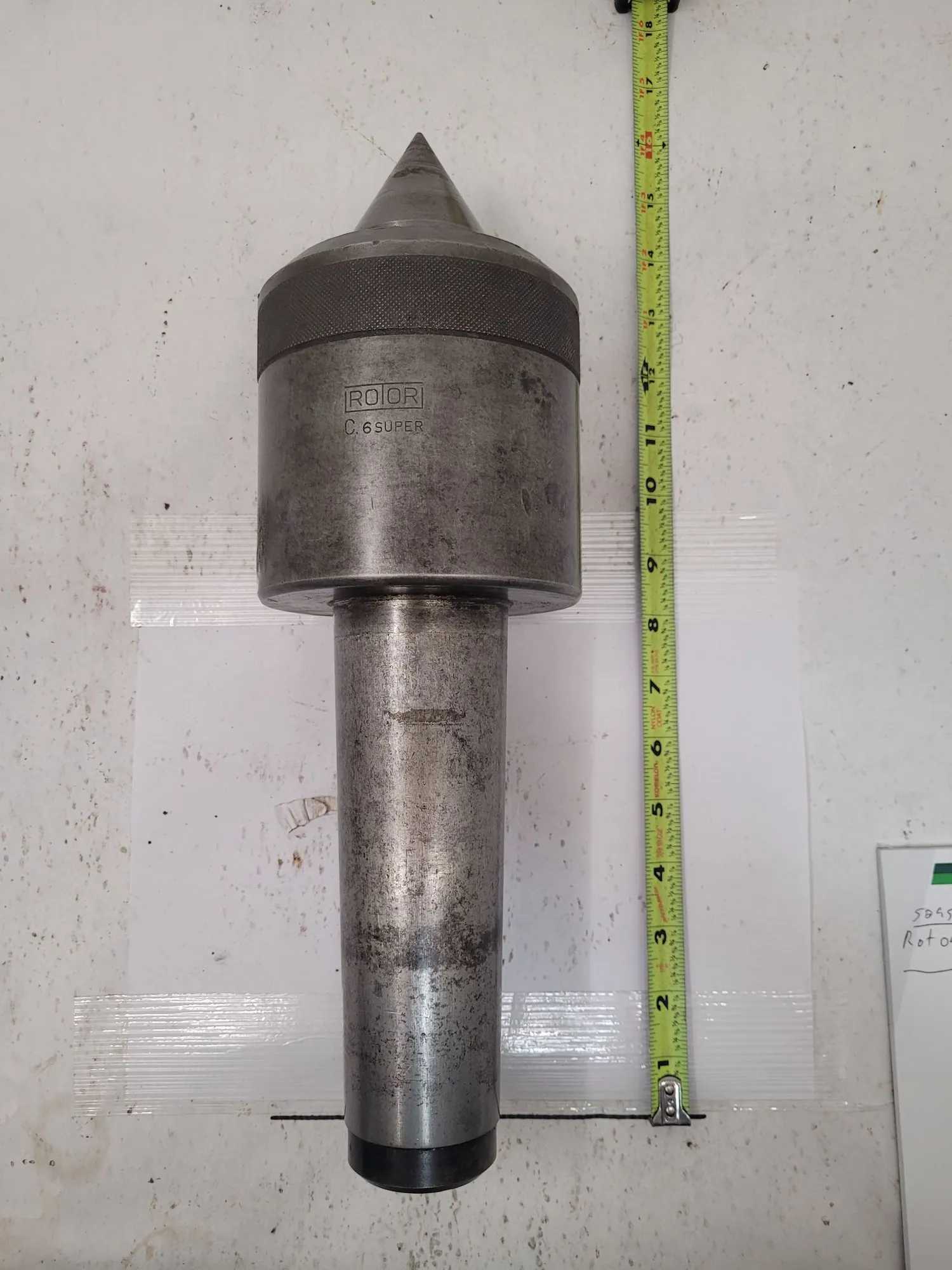 BRUCKNER MT5 HEAVY DUTY DEAD CENTER 5MT 12.5" OVERALL 6" SHANK - MACHINE TOOLING