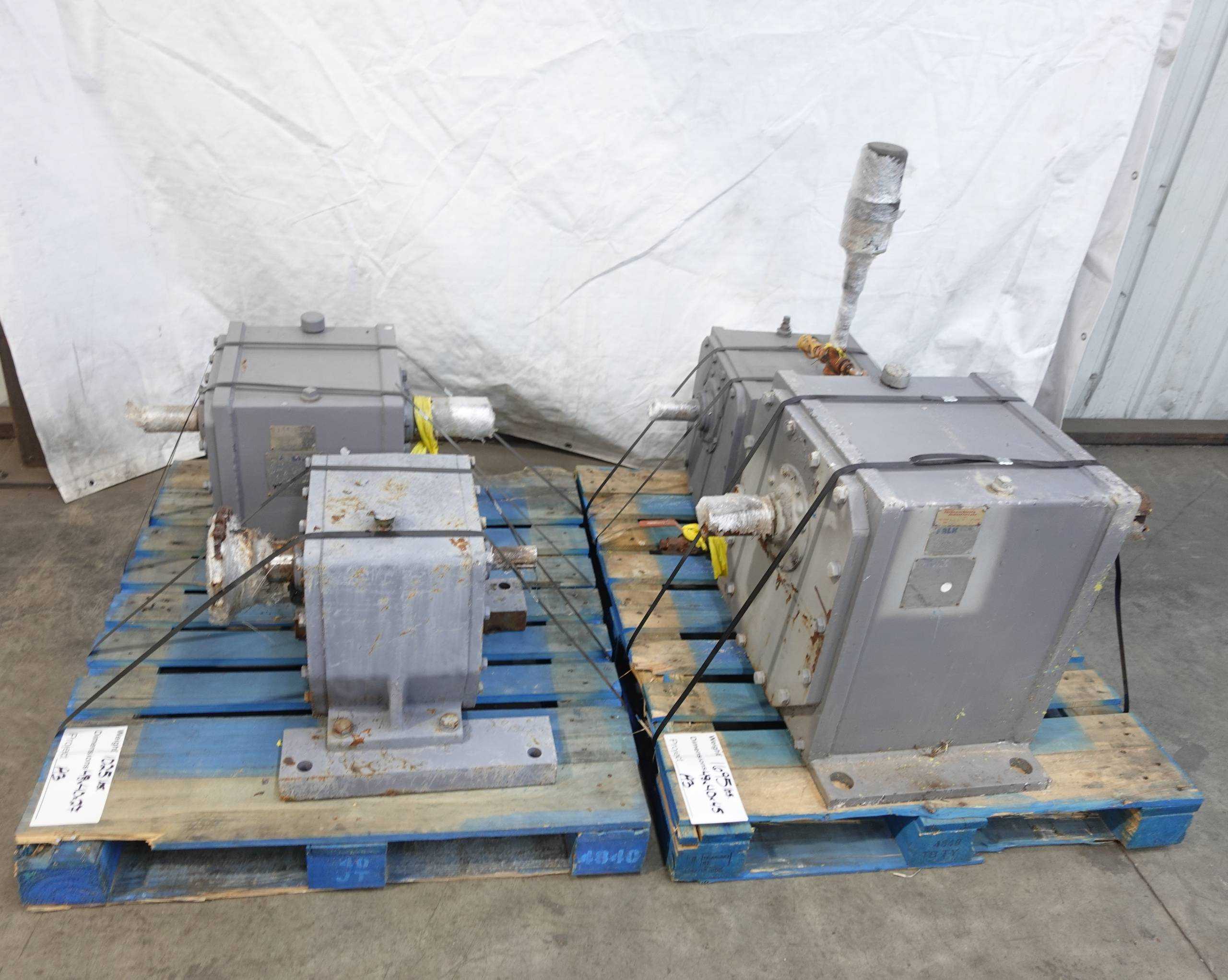 LOT OF 4 FALK GEAR REDUCERS, 16518116, 2090FC2A, 202-79FZ21 - GEAR REDUCERS