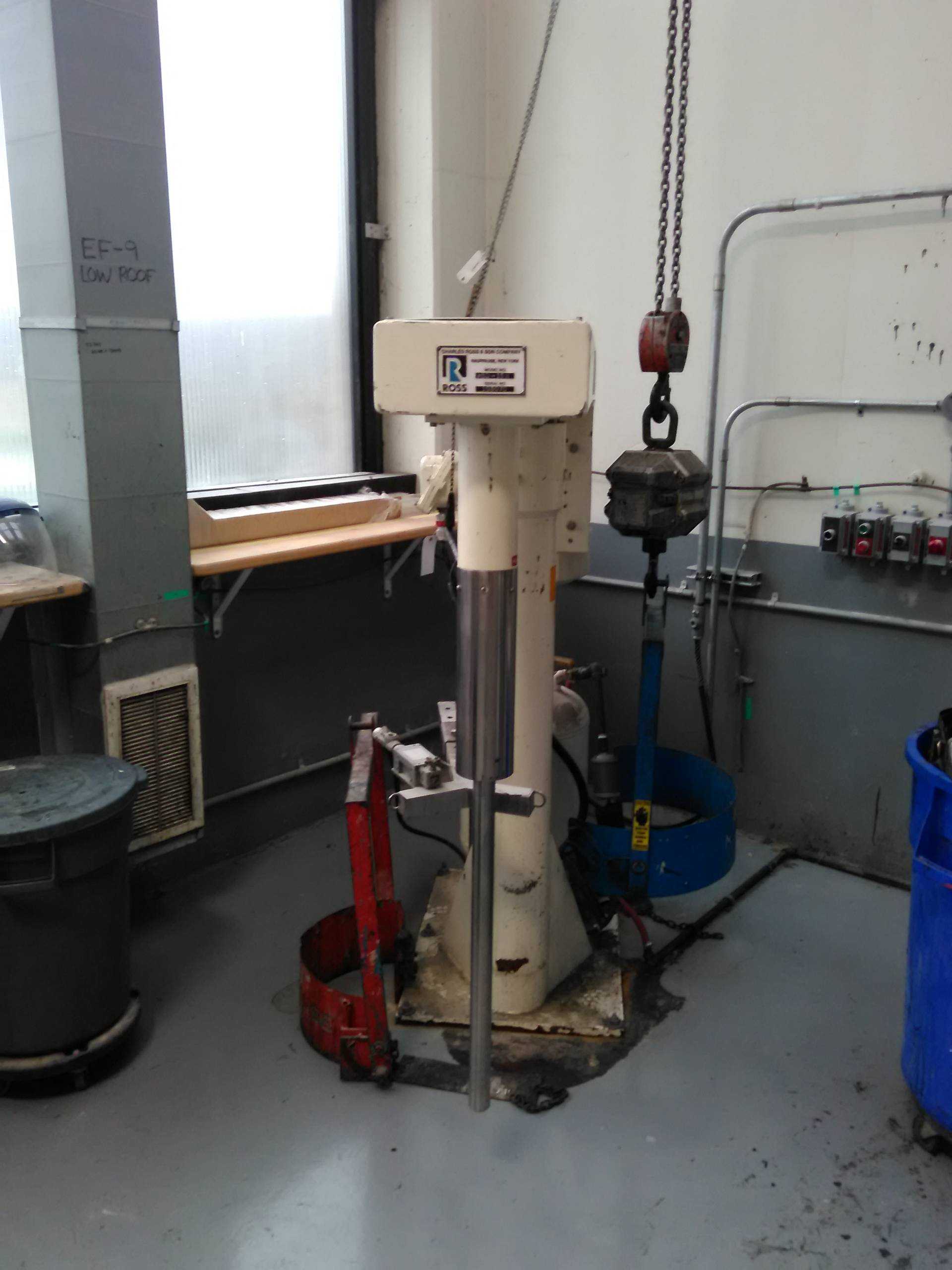 CHARLES ROSS & SON COMPANY HSD-15W HIGH-SPEED DISPERSER - PRODUCTION MACHINERY