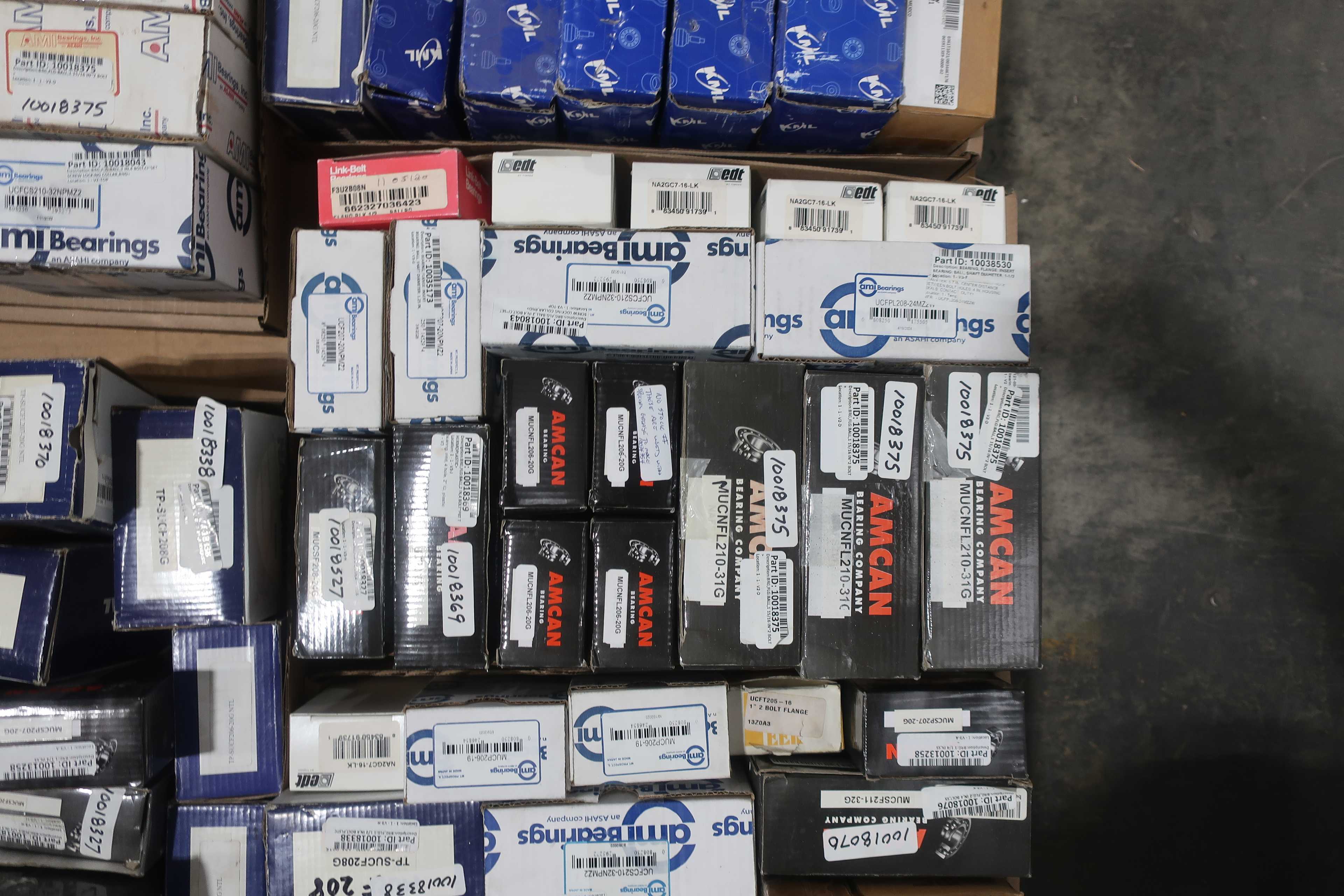 SKU 1749018 - PALLET OF ASSORTED BEARINGS - BEARINGS
