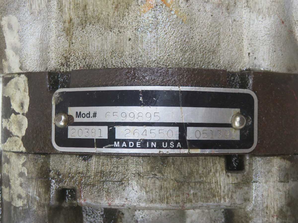 JOHN DEERE, 6599895, HYDRAULIC PUMP - HYDRAULIC PUMP