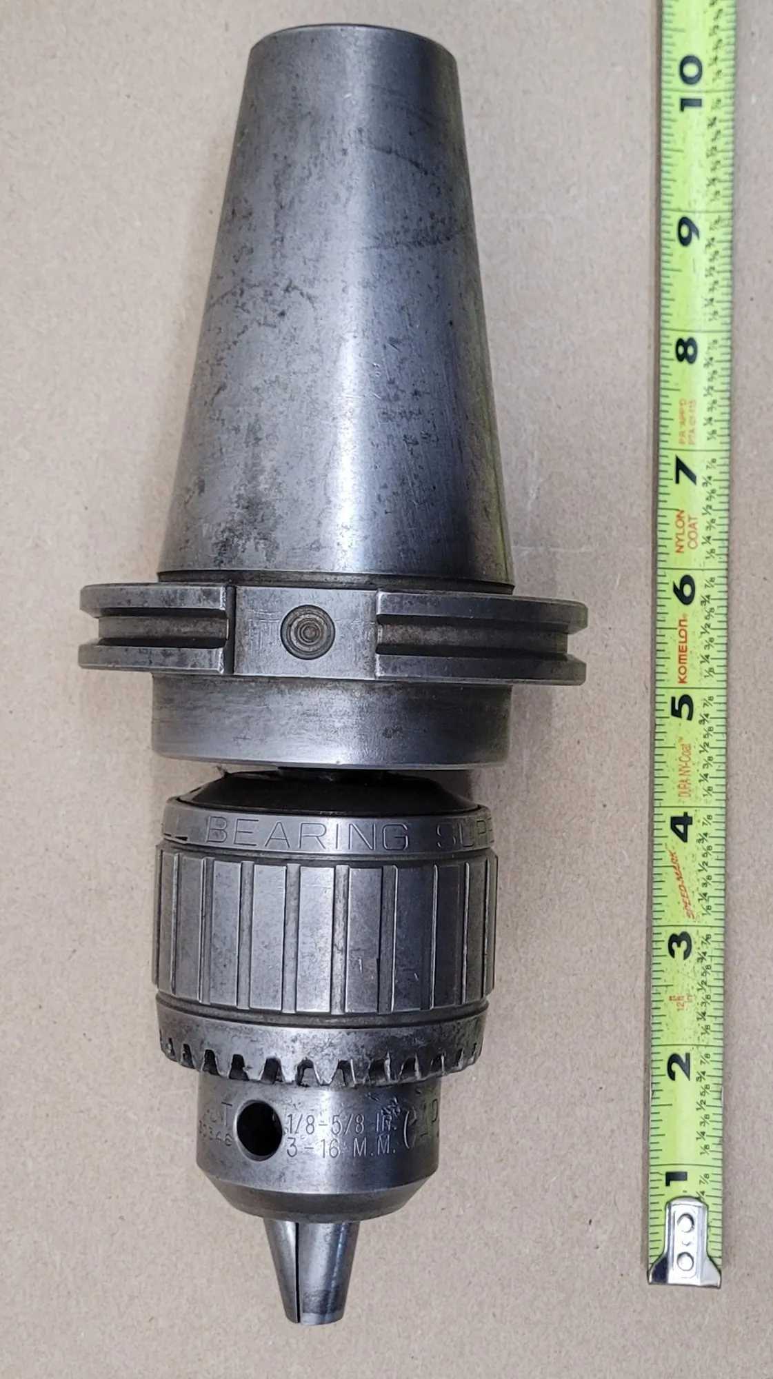 JACOBS 16N DRILLING ACCESSORIES BALL BEARING SUPER CHUCK 3JT CAT 50 1/8-5/8IN - MACHINE TOOLING