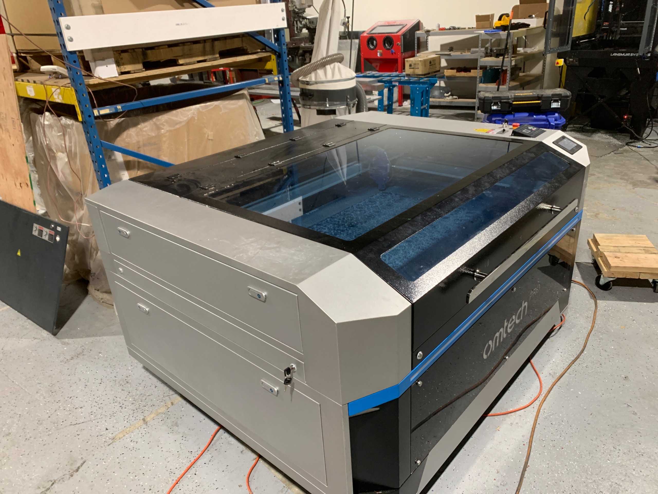 2024 RYGEL ADVANCED MACHINES OMTECH PRO 3655H LASER ENGRAVING MACHINE - LASER CUTTING MACHINES