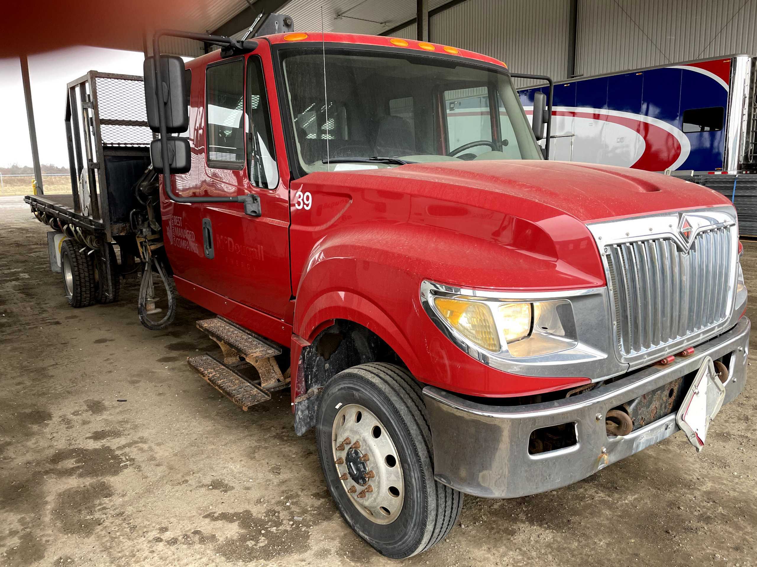 2016 INTERNATIONAL TERRASTAR BOOM TRUCK - BOOM TRUCKS