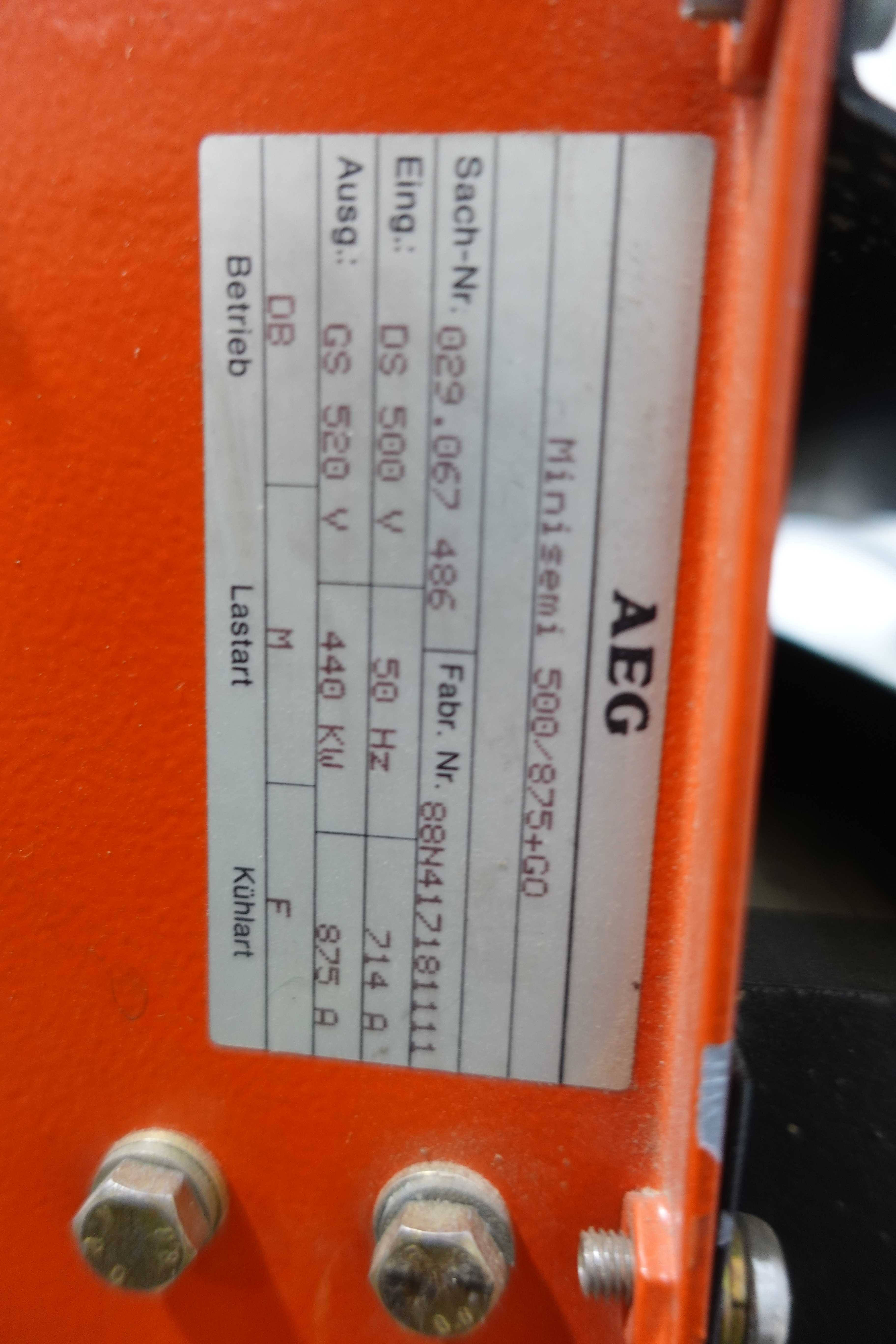 LOT OF 2 AEG MINISEMI 500/875+GO MOTOR DRIVES - MOTOR DRIVES