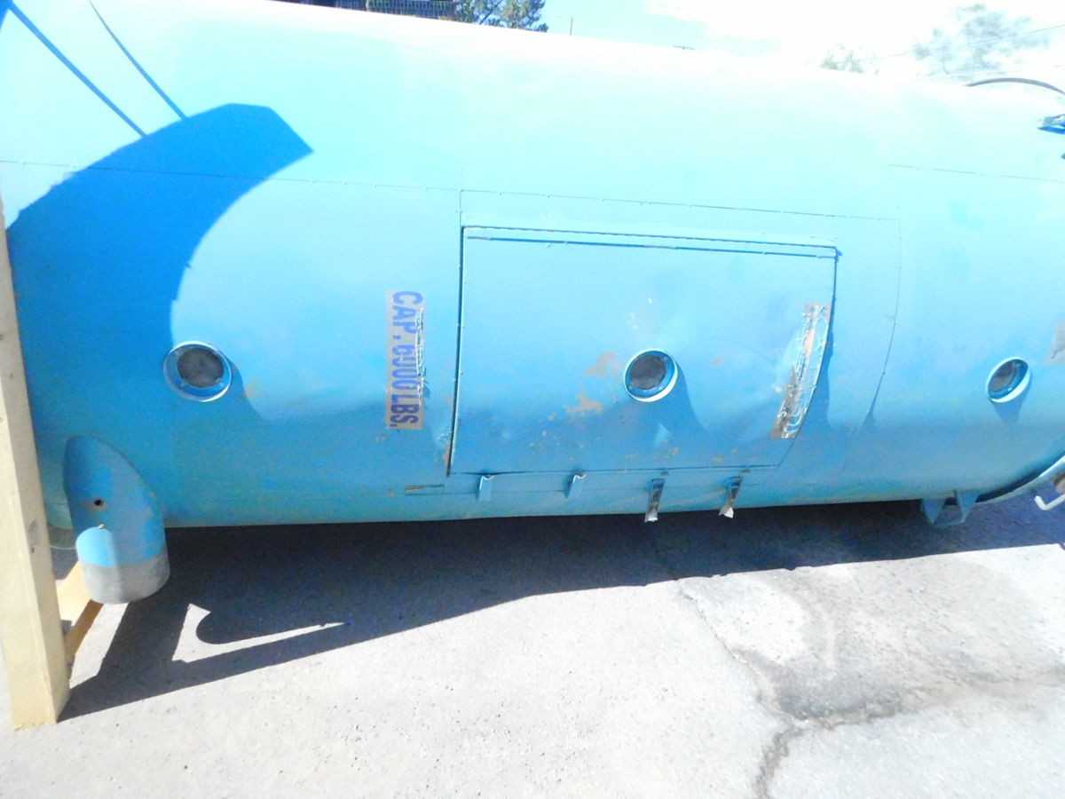 HOPPERS 6,000, 6K LBS CAP, 1.5K GAL VOL, 65 IN DIA, 156 IN L, 68X68X93 IN BASE - STORAGE BINS
