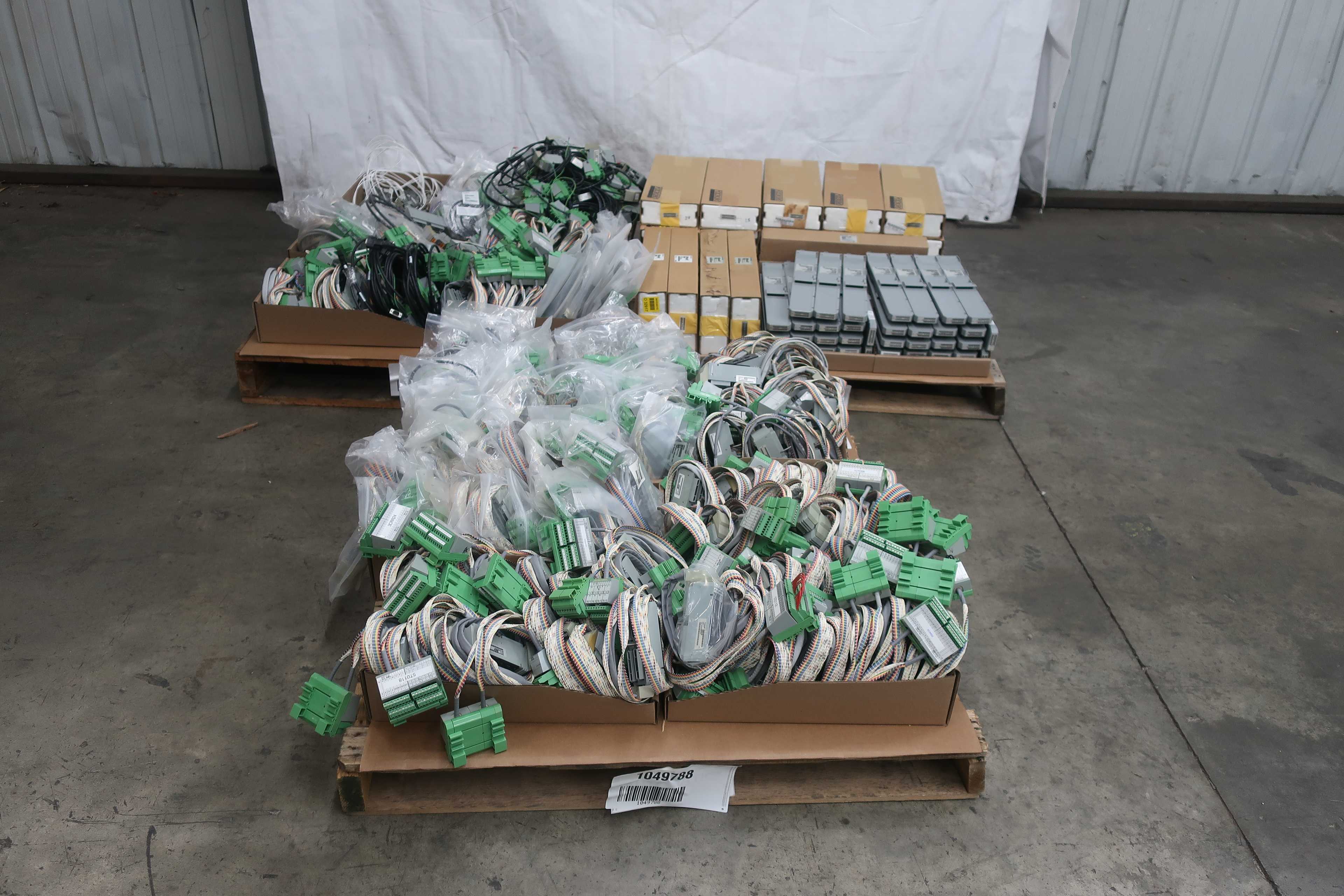 3 PALLETS OF ASSORTED FOXBORO I/A SERIES MODULES AND WIRING CHASSIS - 