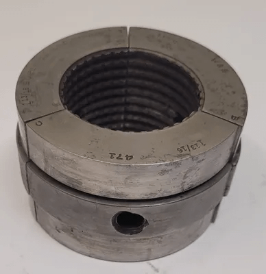 SUPERIOR CINCINNATI 1-13/16" MASTER SERRATED COLLET PAD, 1-7/8” HEIGHT - MACHINE TOOLING