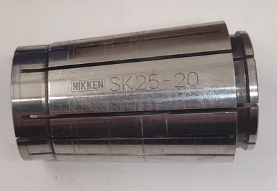 NIKKEN SK25 COLLETS – SET OF 31 – VARIOUS METRIC AND 1-INCH SIZES - MACHINE TOOLING