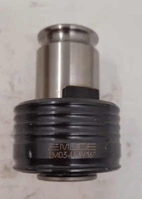 EMUGE EM03-U-9/16" QUICK CHANGE ADAPTER FOR TAPPING HOLDERS, UNC/UNF THREAD STANDARD - MACHINE TOOLING