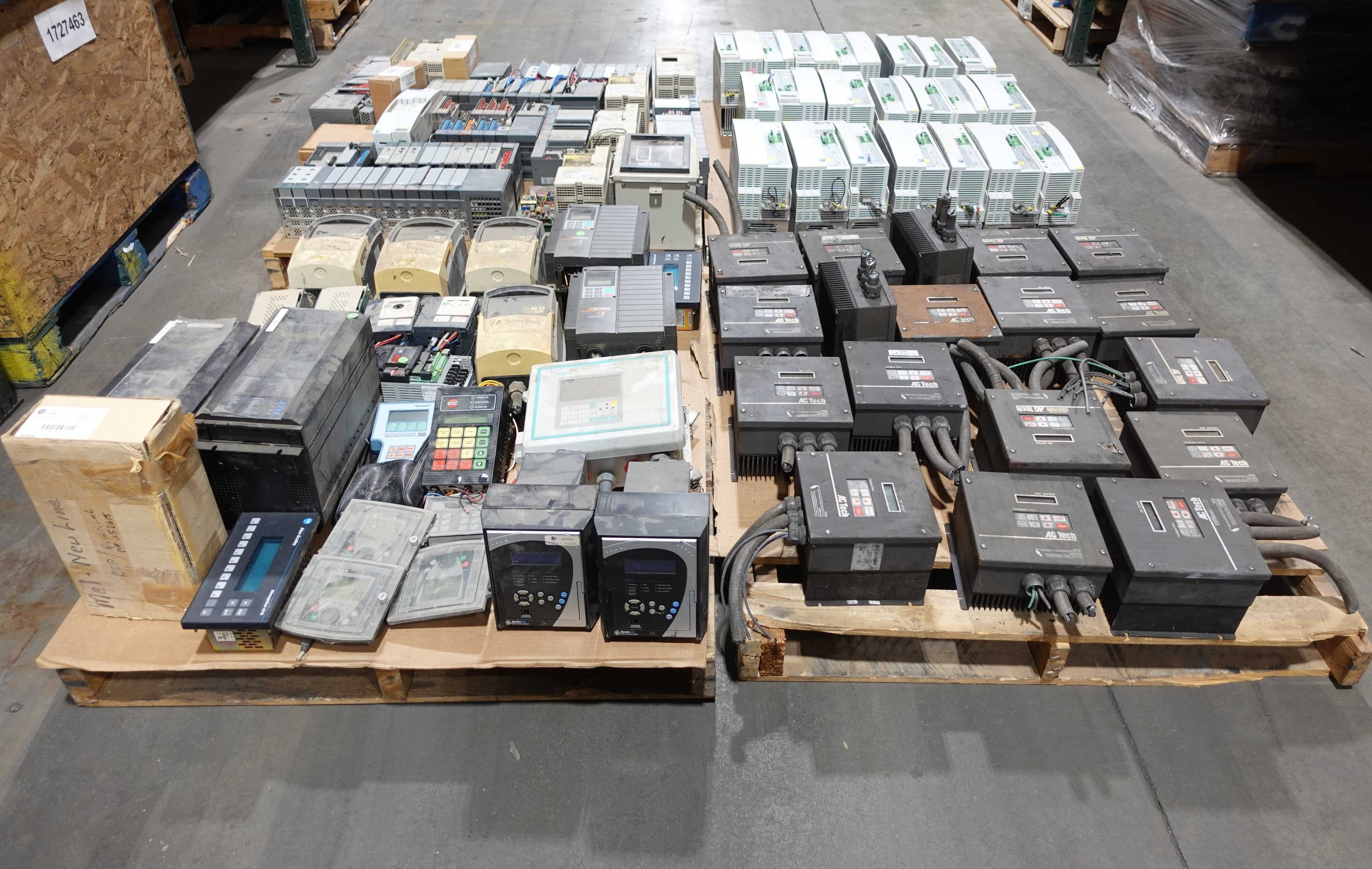 4 PALLETS OF ASSORTED AUTOMATION AND CONTROLS - AUTOMATION & CONTROLS