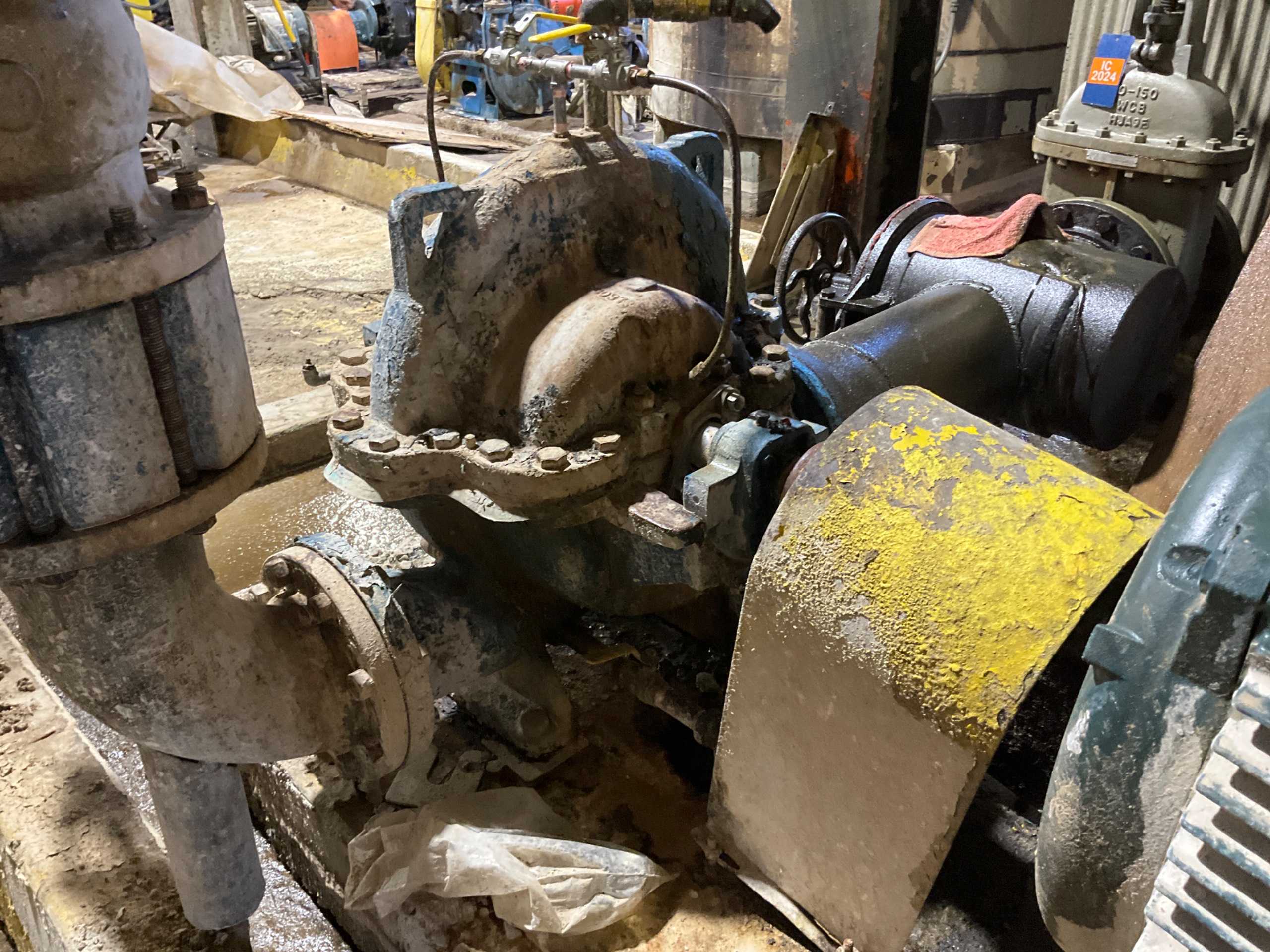 GOULDS 3410 PUMP & 150 HP MOTOR ASSEMBLY - PUMP & MOTOR ASSEMBLY