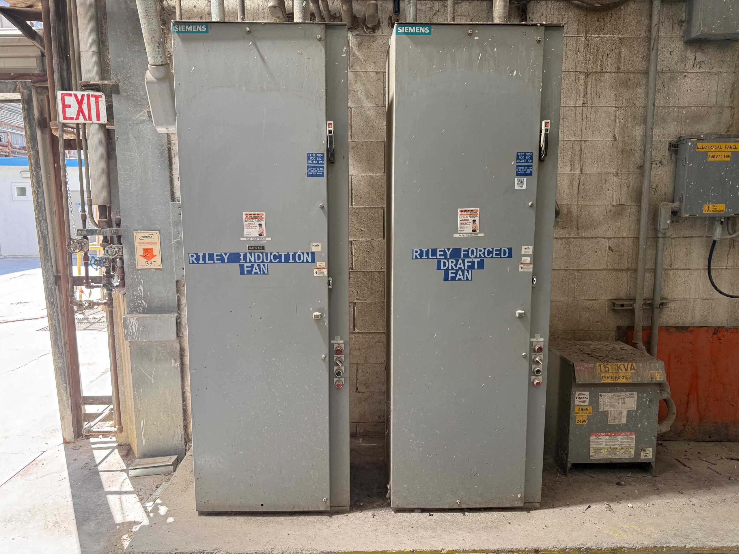 BULK QTY 2: SIEMENS CONTROL CABINETS - MOTOR STARTERS