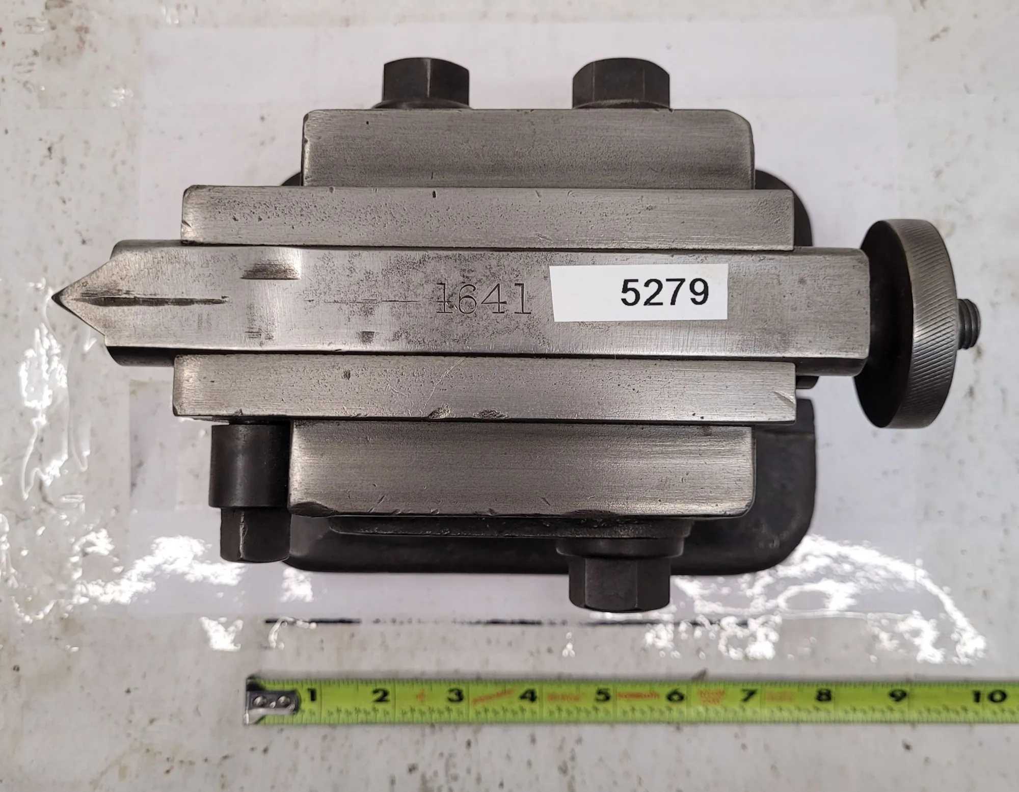 FRITZ WERNER ADJUSTABLE TAILSTOCK 6 3/8" TALL 7.5” LONG 5.5” WIDE - MACHINE TOOLING